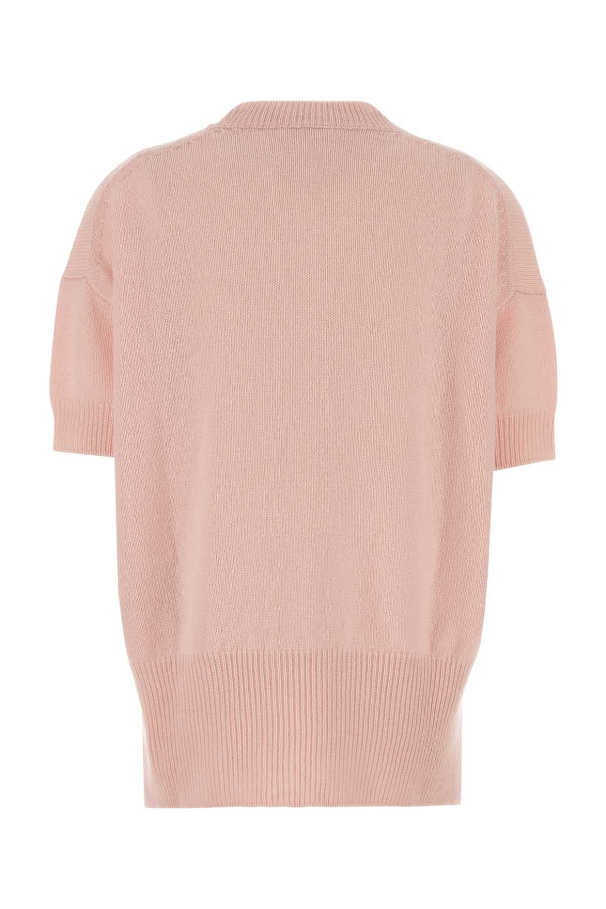 Jil Sander Pink Cashmere Sweater Size XS / US 0-2 / IT 36-38 - 2 Thumbnail