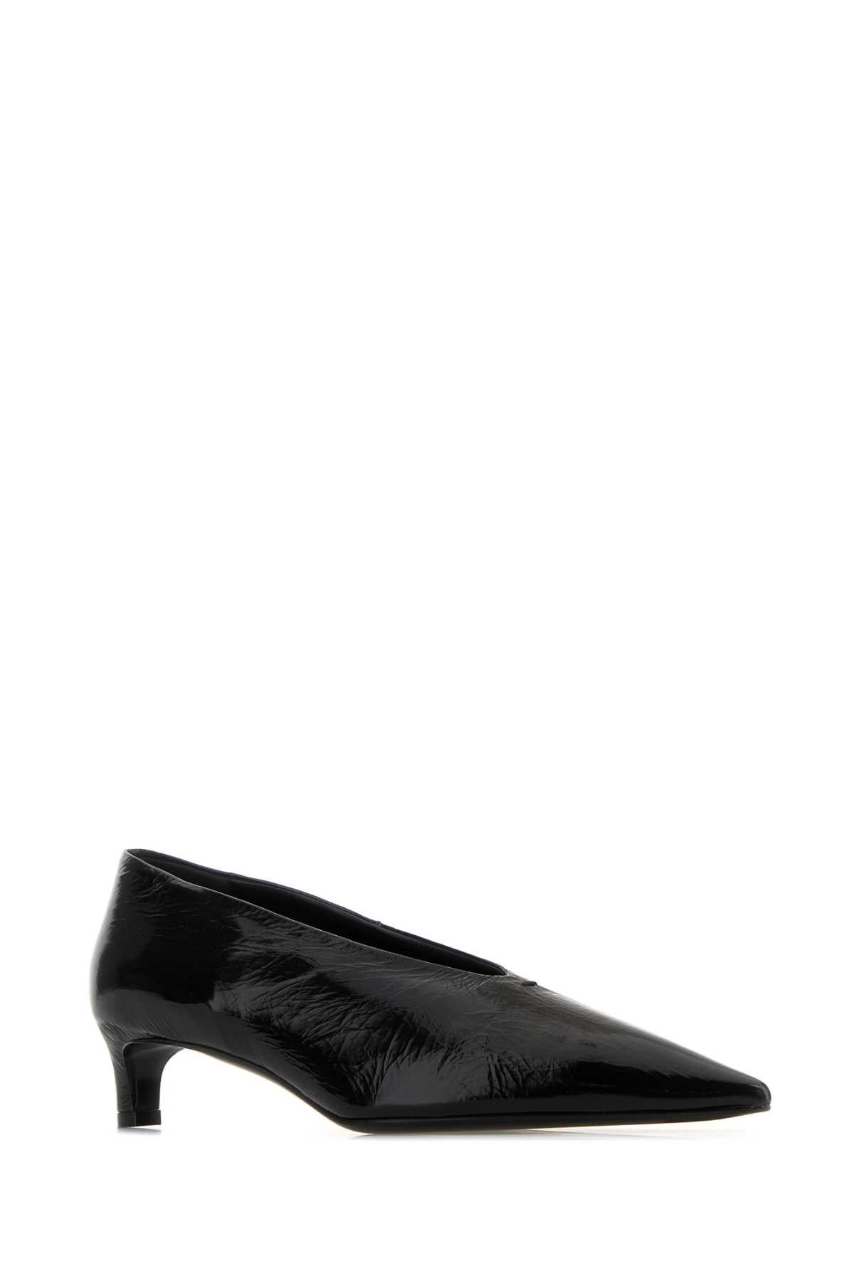 Jil Sander Black Leather Pumps Size US 8 / IT 38 - 2 Thumbnail