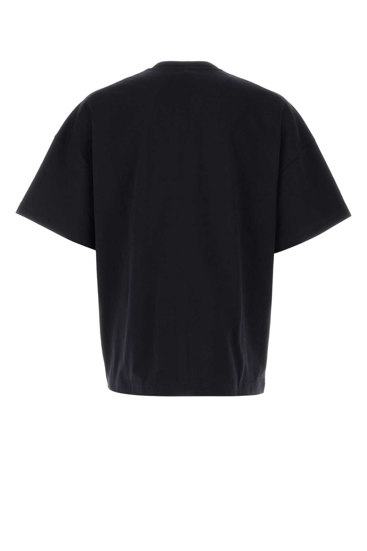 Jil Sander Midnight Blue Cotton Oversize T-Shirt Size US L / EU 52-54 / 3 - 2 Thumbnail
