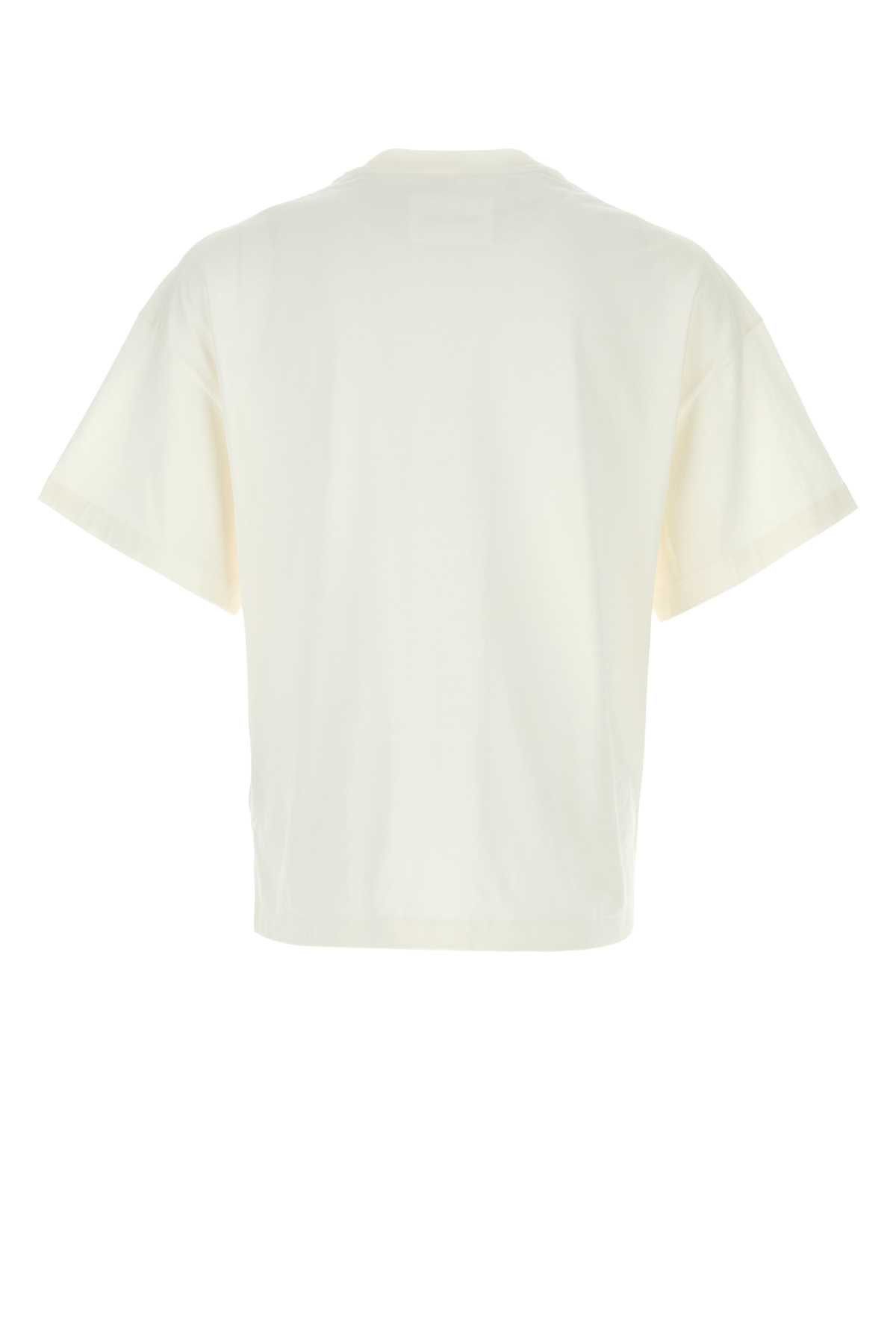 Jil Sander White Cotton T-Shirt Size US XL / EU 56 / 4 - 2 Thumbnail