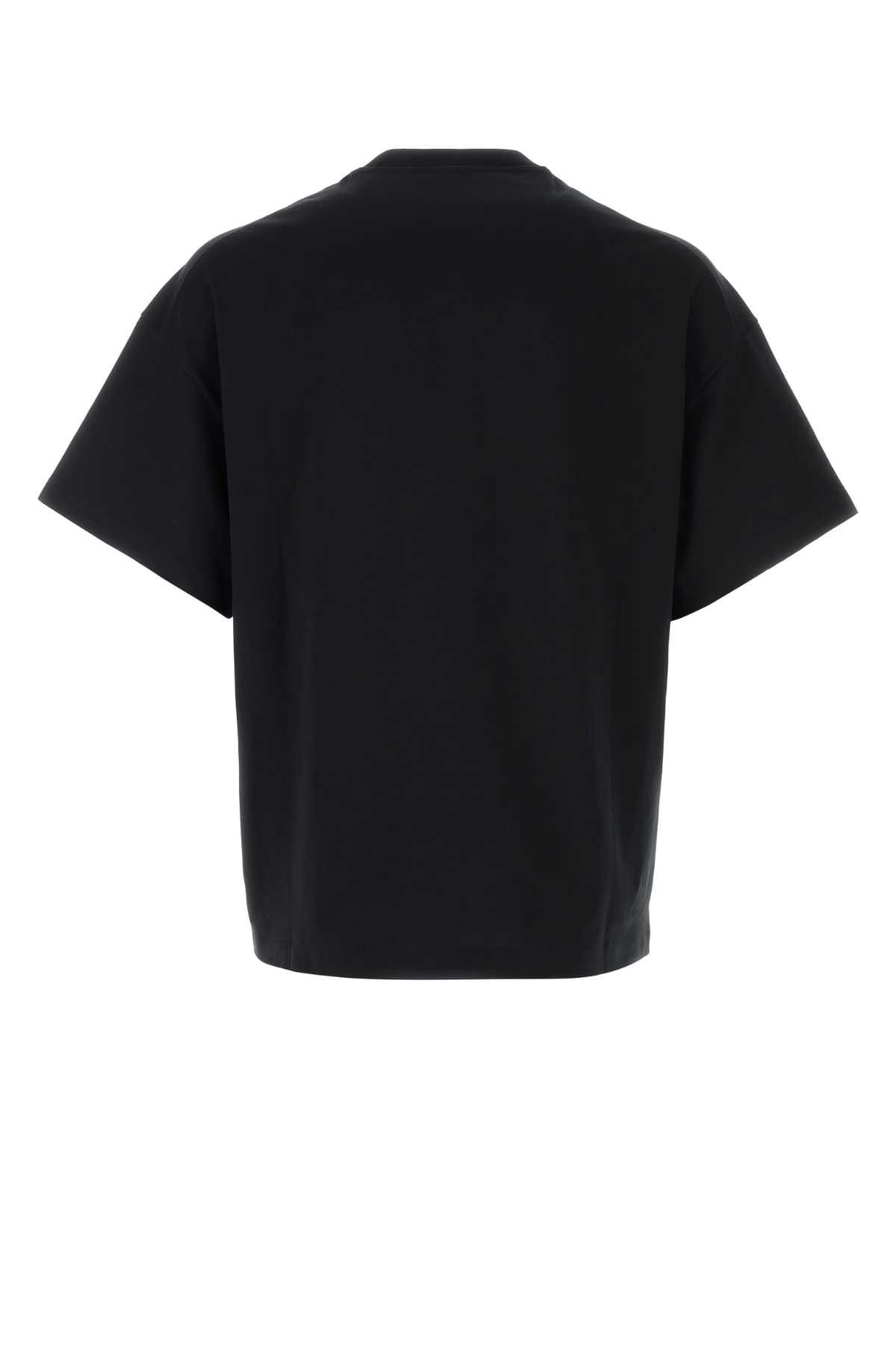 Jil Sander Black Cotton T-Shirt Size US XL / EU 56 / 4 - 2 Thumbnail