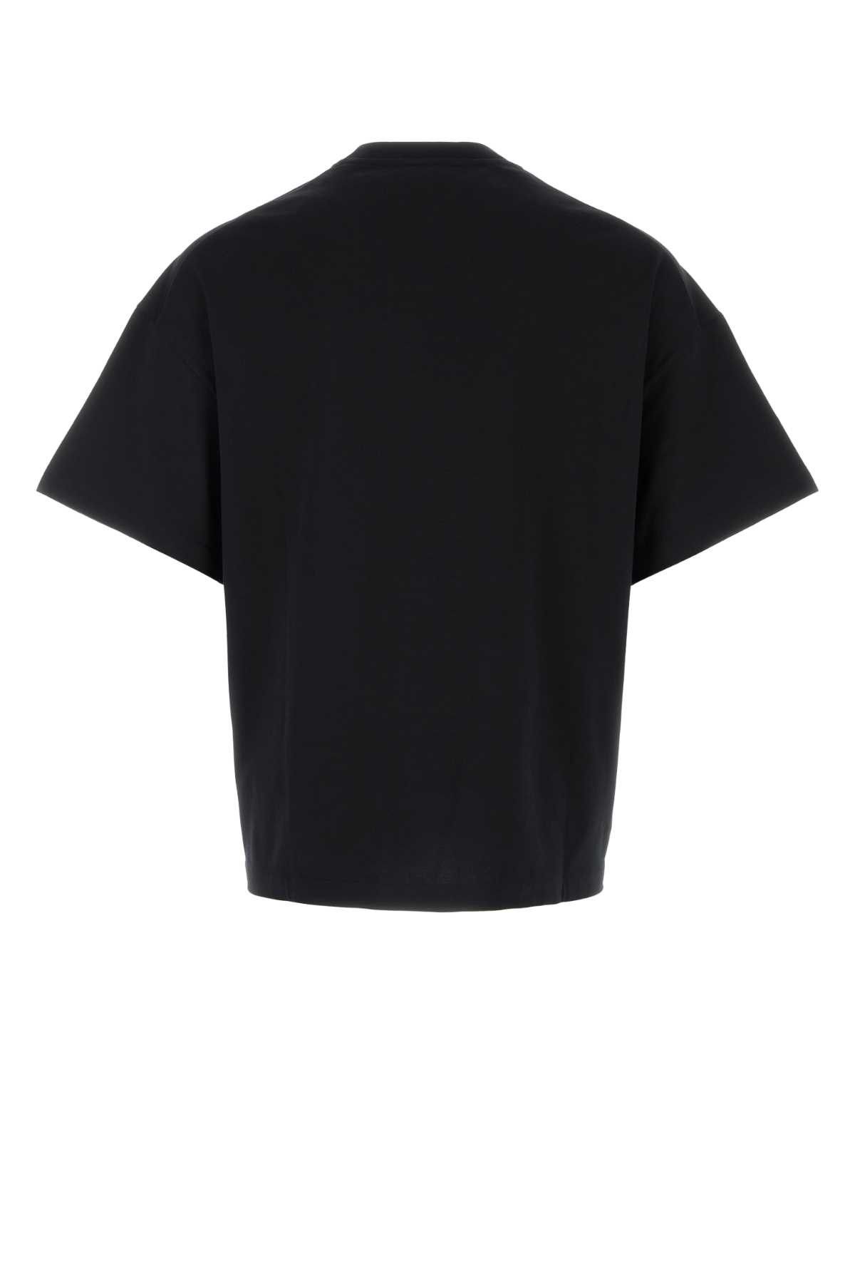 Jil Sander Black Cotton Oversize T-Shirt Size US XL / EU 56 / 4 - 2 Thumbnail