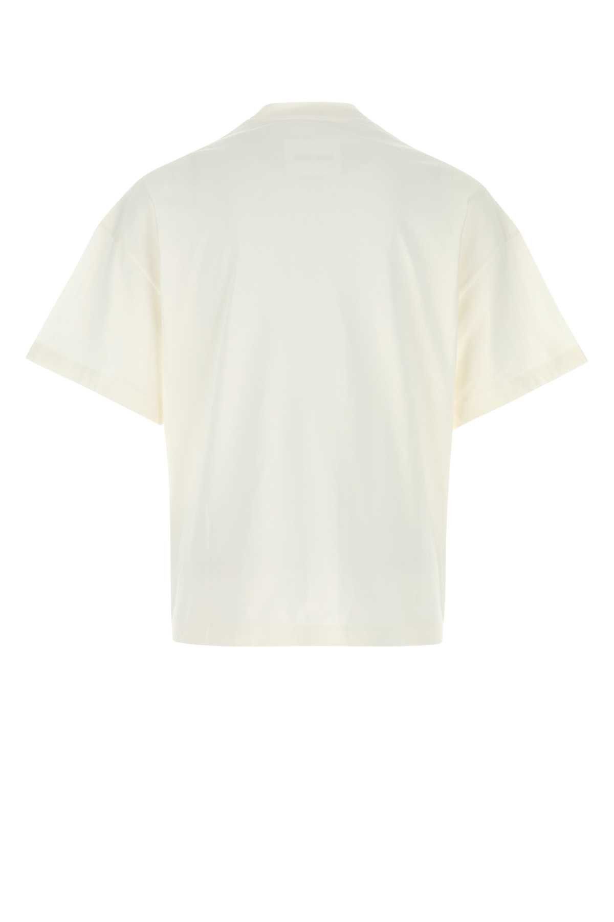 Jil Sander White Cotton Oversize T-Shirt Size US XL / EU 56 / 4 - 2 Thumbnail