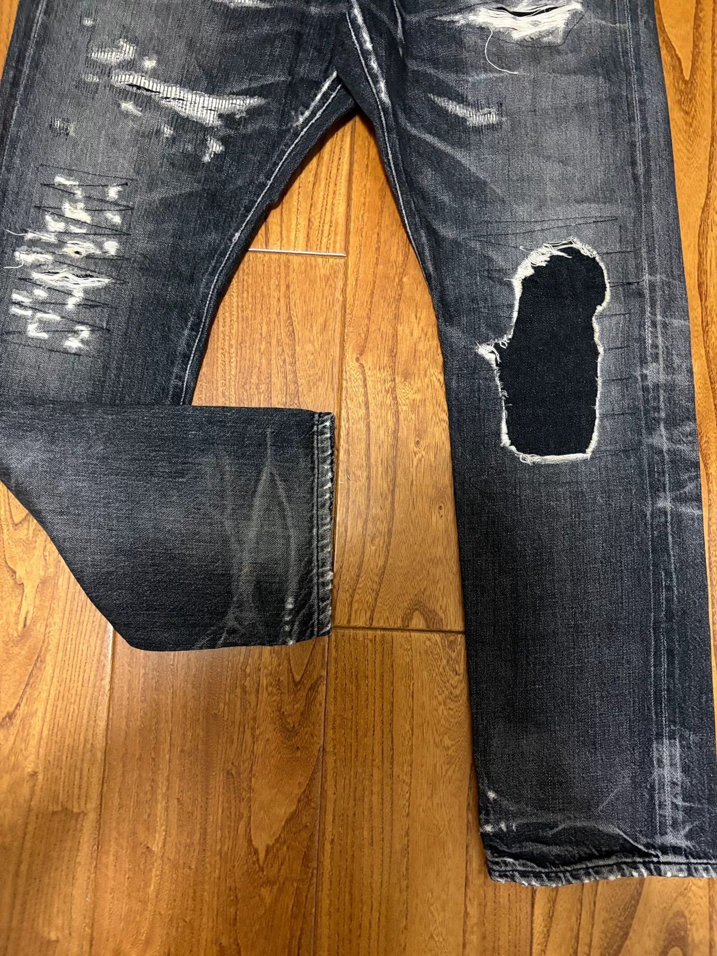 Vanquish sequel fragment denim pants with distressing Size US 32 / EU 48 - 3 Thumbnail