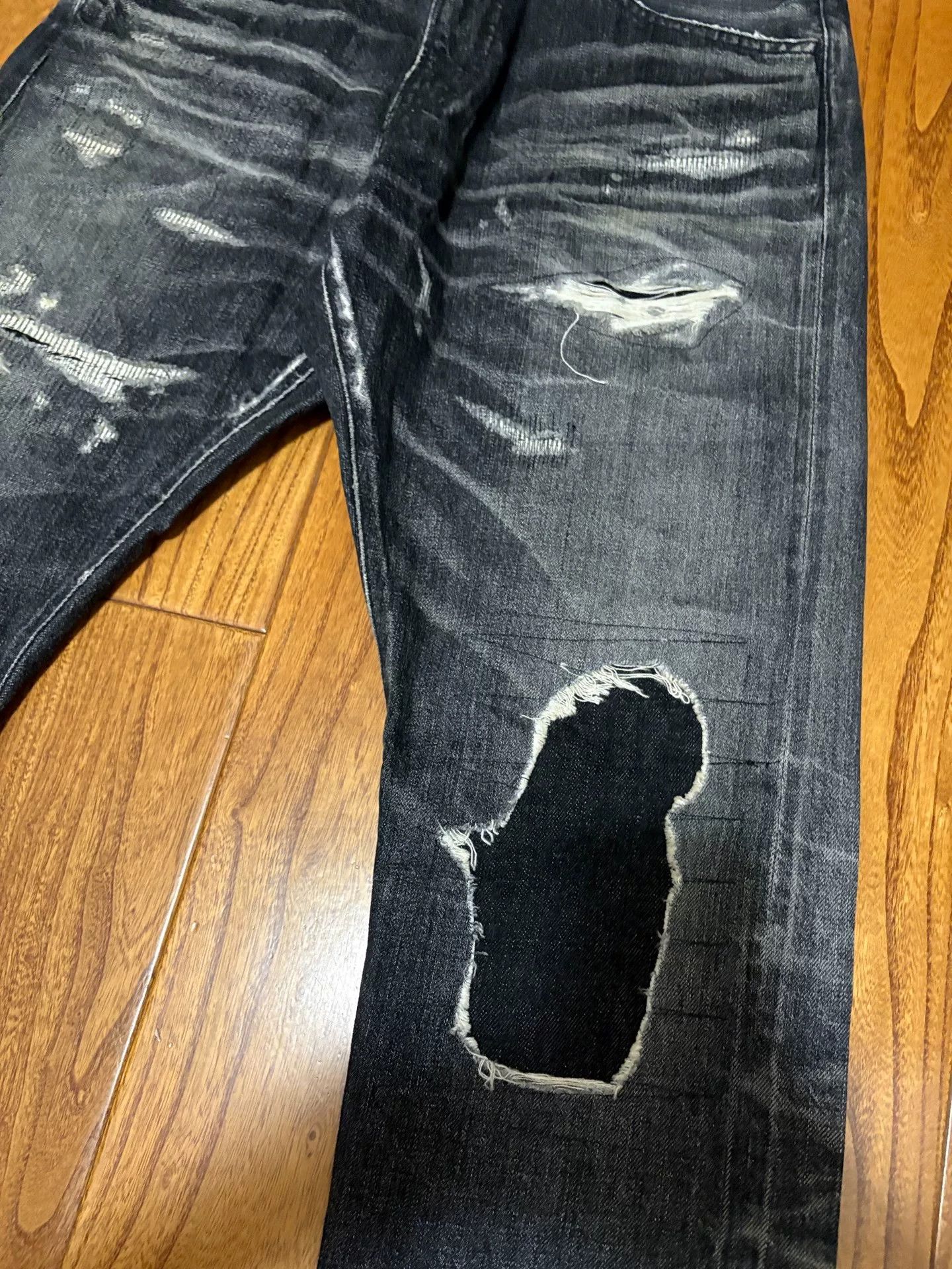 Vanquish sequel fragment denim pants with distressing Size US 32 / EU 48 - 6 Thumbnail