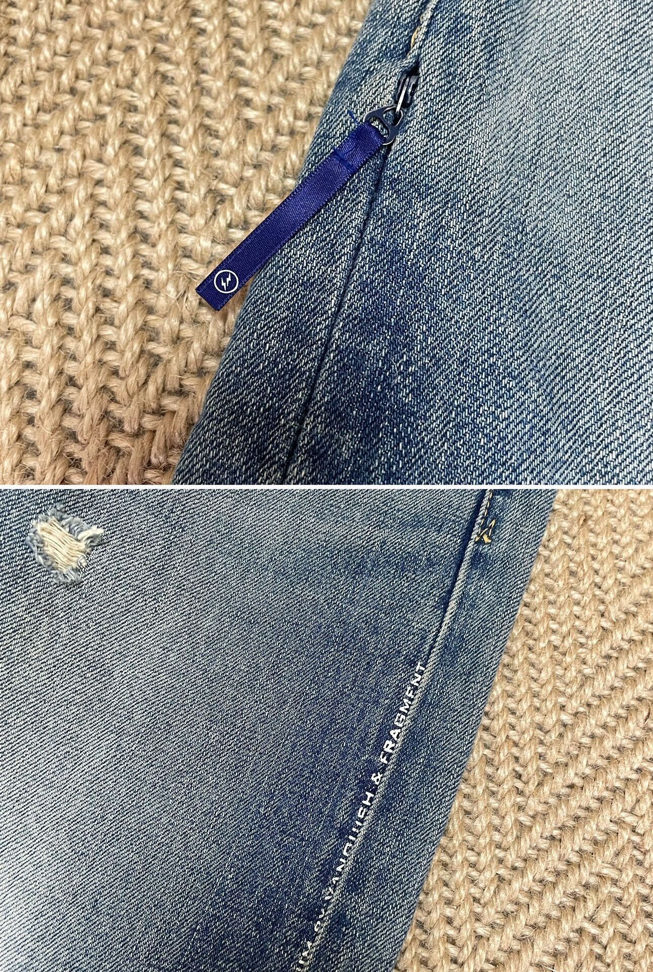 Vanquish denim by vanquish fragment distressed jeans Size US 30 / EU 46 - 4 Thumbnail
