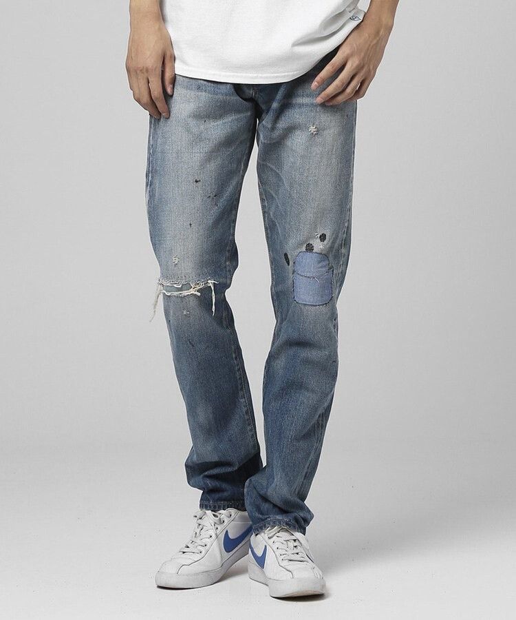 Vanquish denim by vanquish fragment distressed jeans Size US 30 / EU 46 - 9 Thumbnail