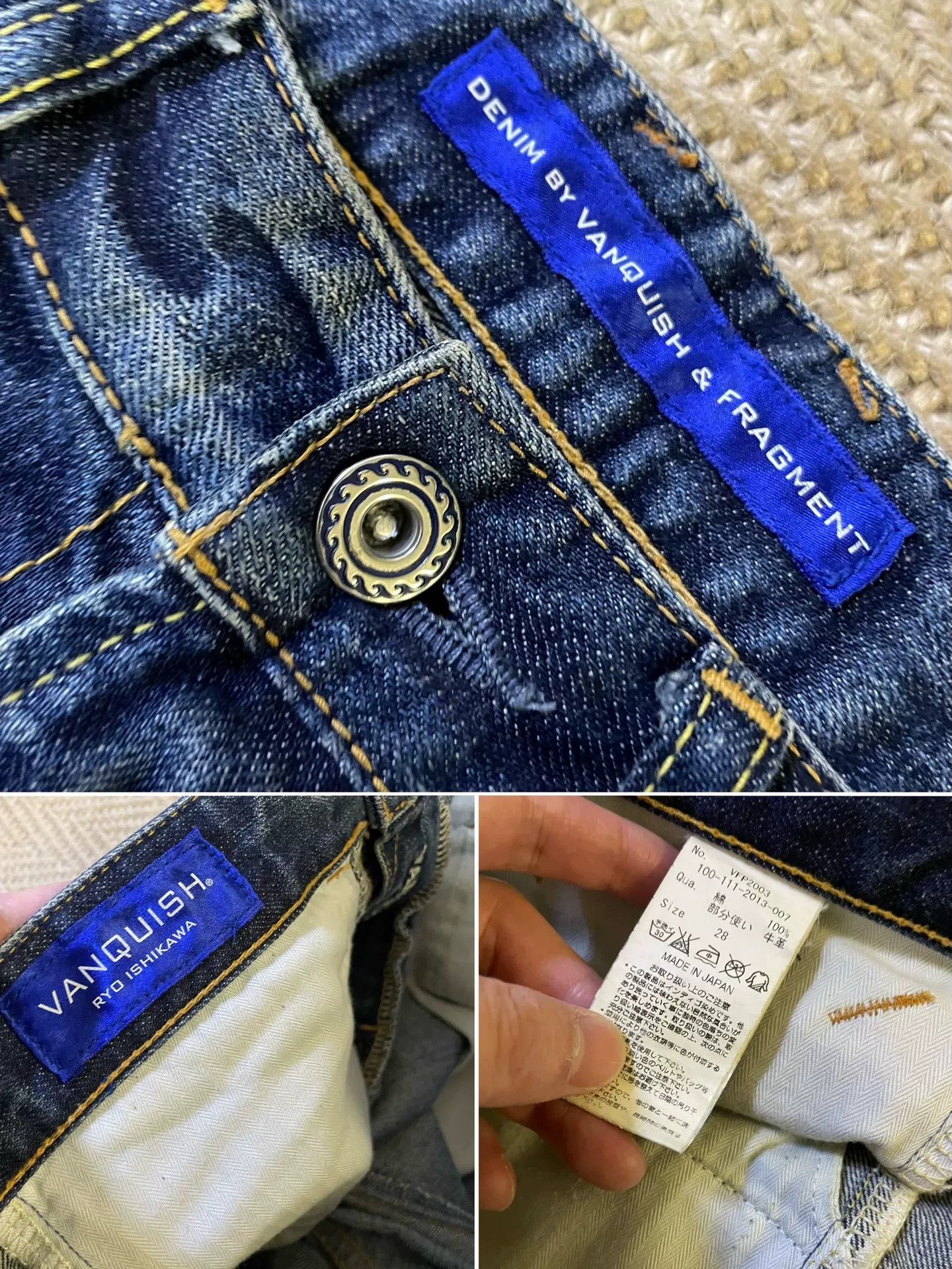 Vanquish vintage denim with distressed details Size US 28 / EU 44 - 8 Thumbnail