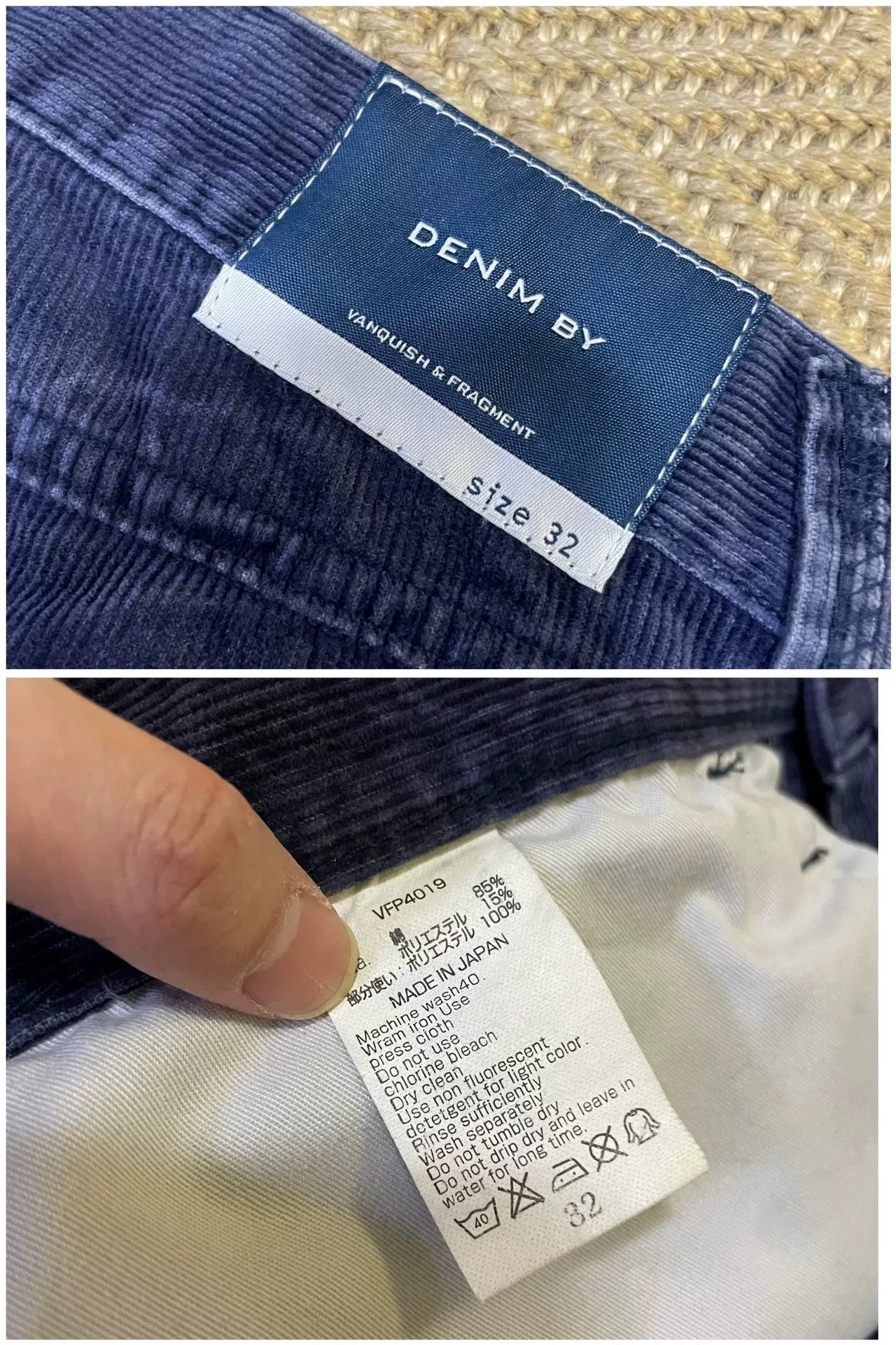 Vanquish denim by vanquish & fragment corduroy pants Size US 32 / EU 48 - 8 Thumbnail