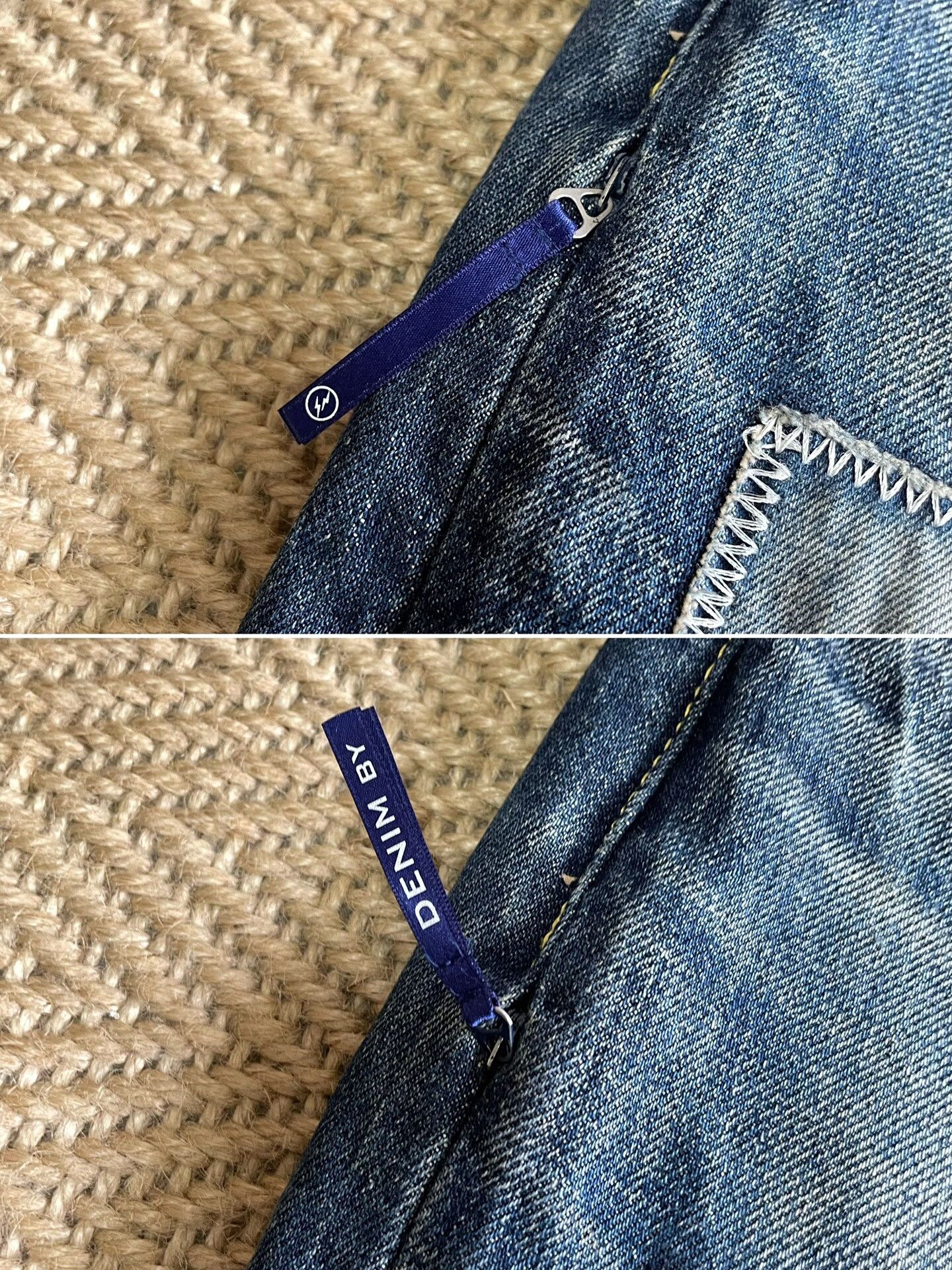 Vanquish denim by vanquish fragment distressed denim pants Size US 28 / EU 44 - 6 Thumbnail