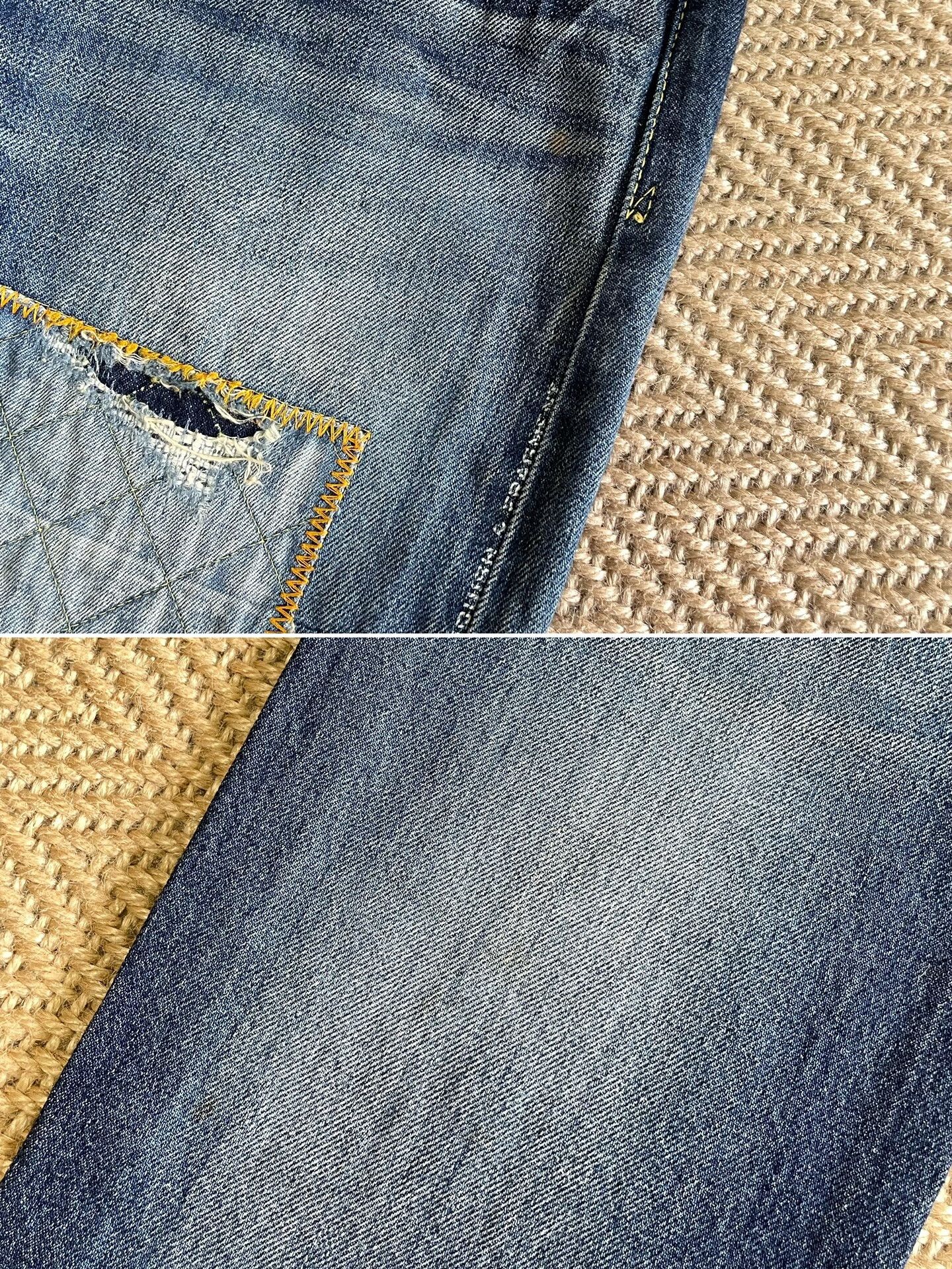 Vanquish denim by vanquish fragment distressed denim pants Size US 28 / EU 44 - 7 Thumbnail