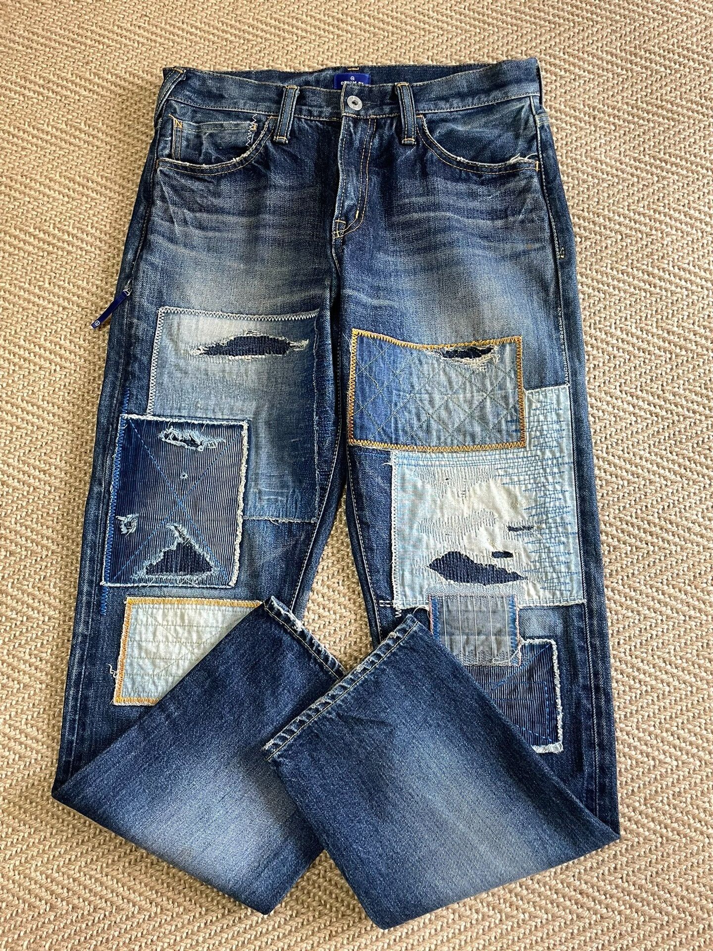 Vanquish denim by vanquish fragment distressed denim pants Size US 28 / EU 44 - 5 Thumbnail