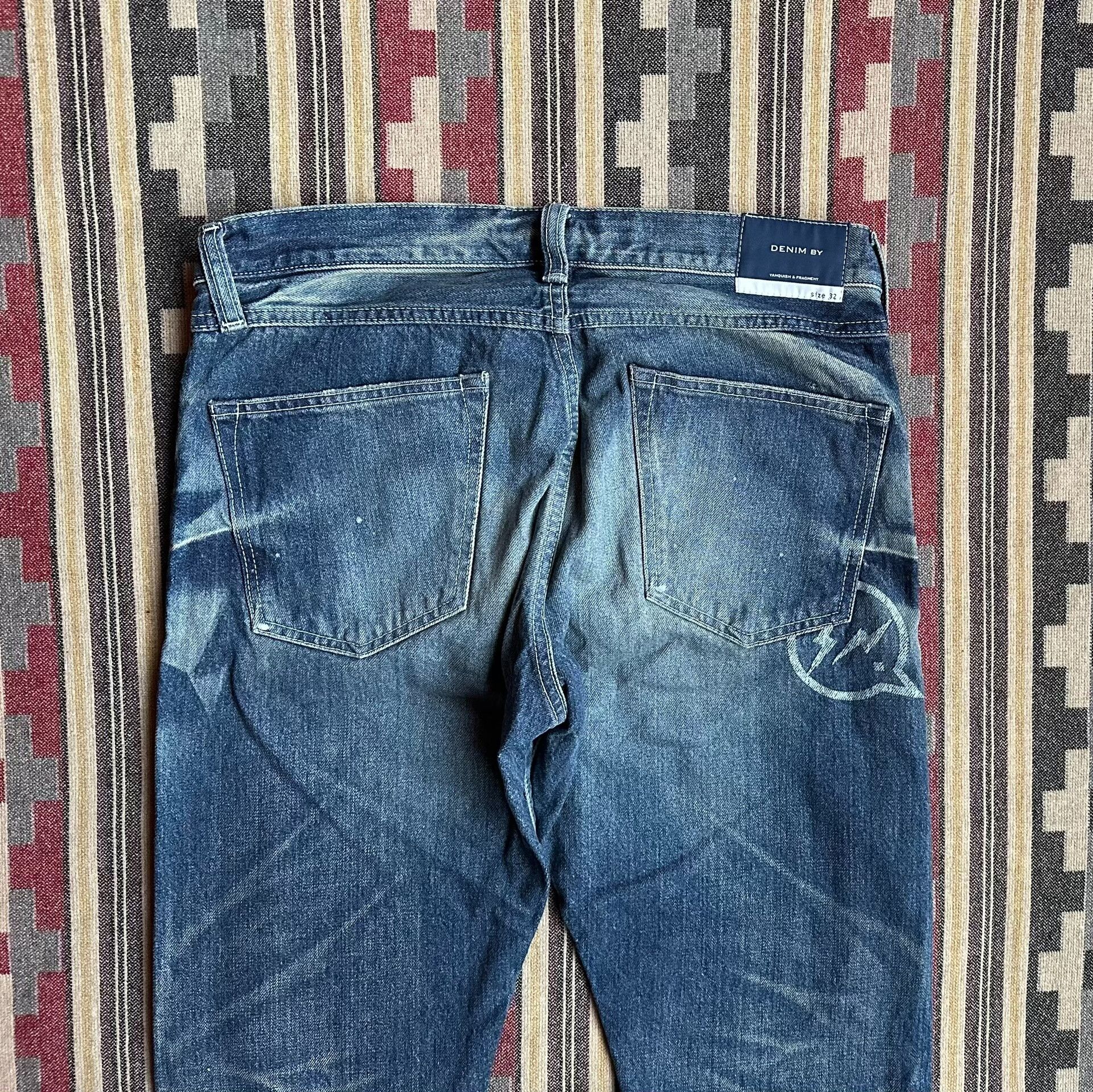 Vanquish denim by vanquish&fragment distressed jeans Size US 32 / EU 48 - 8 Thumbnail