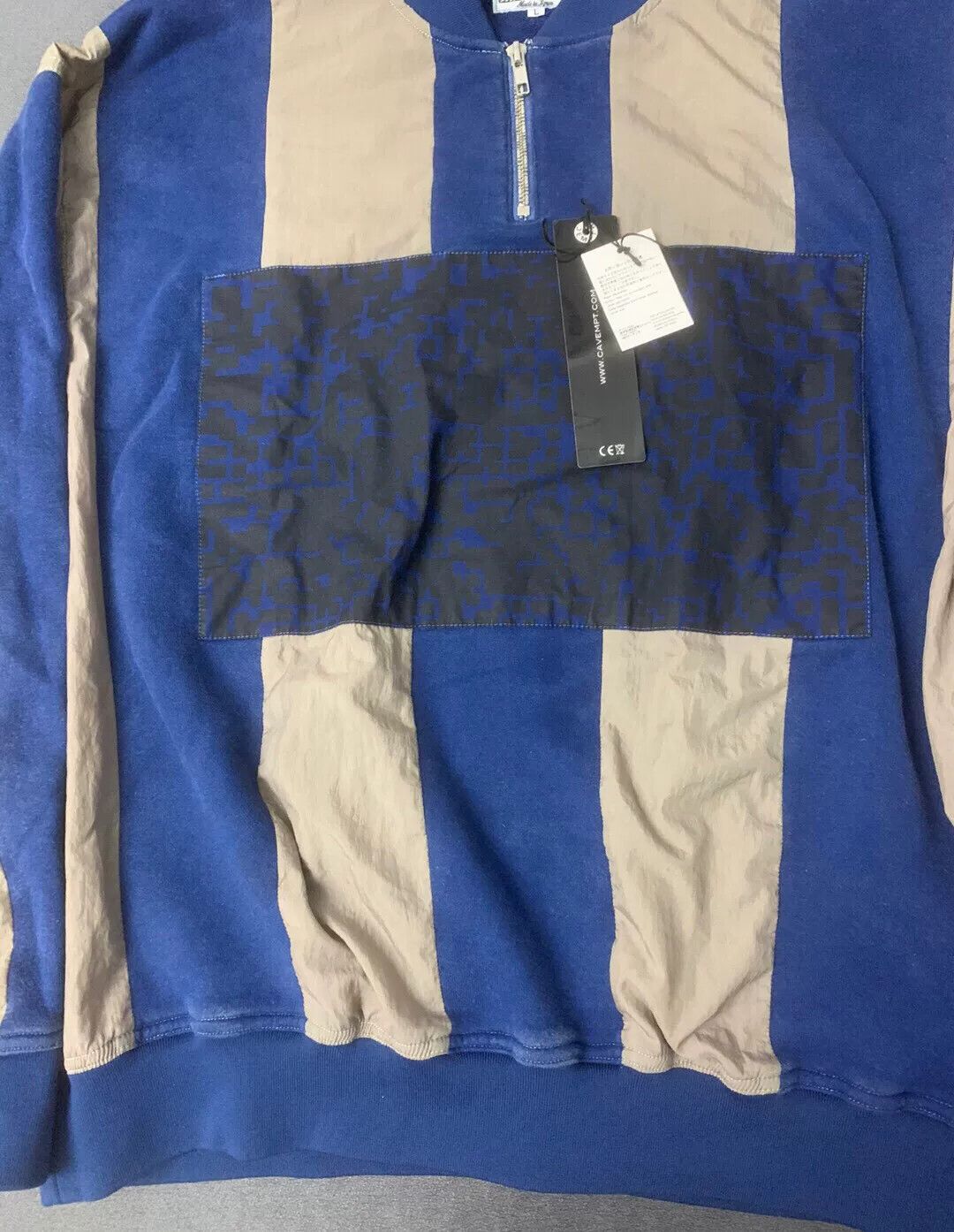 Cav Empt Cav Empt stripe half zip pullover sweatshirt Size US L / EU 52-54 / 3 - 5 Thumbnail