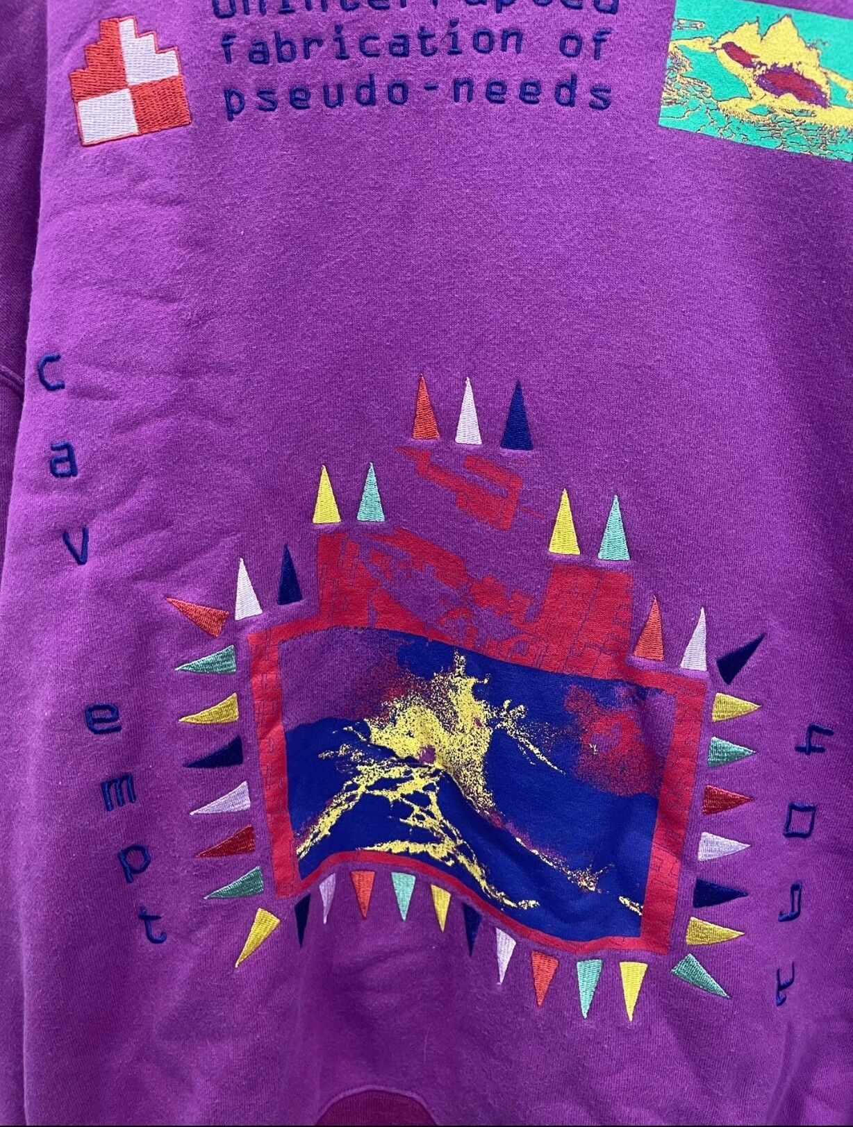Cav Empt c.e Cav Empt uninterrupted embroidered sweatshirt Size US L / EU 52-54 / 3 - 4 Thumbnail