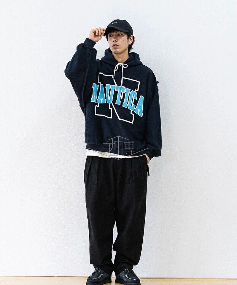 Nautica nautica oversized navy hoodie with graphic Size US M / EU 48-50 / 2 - 8 Thumbnail