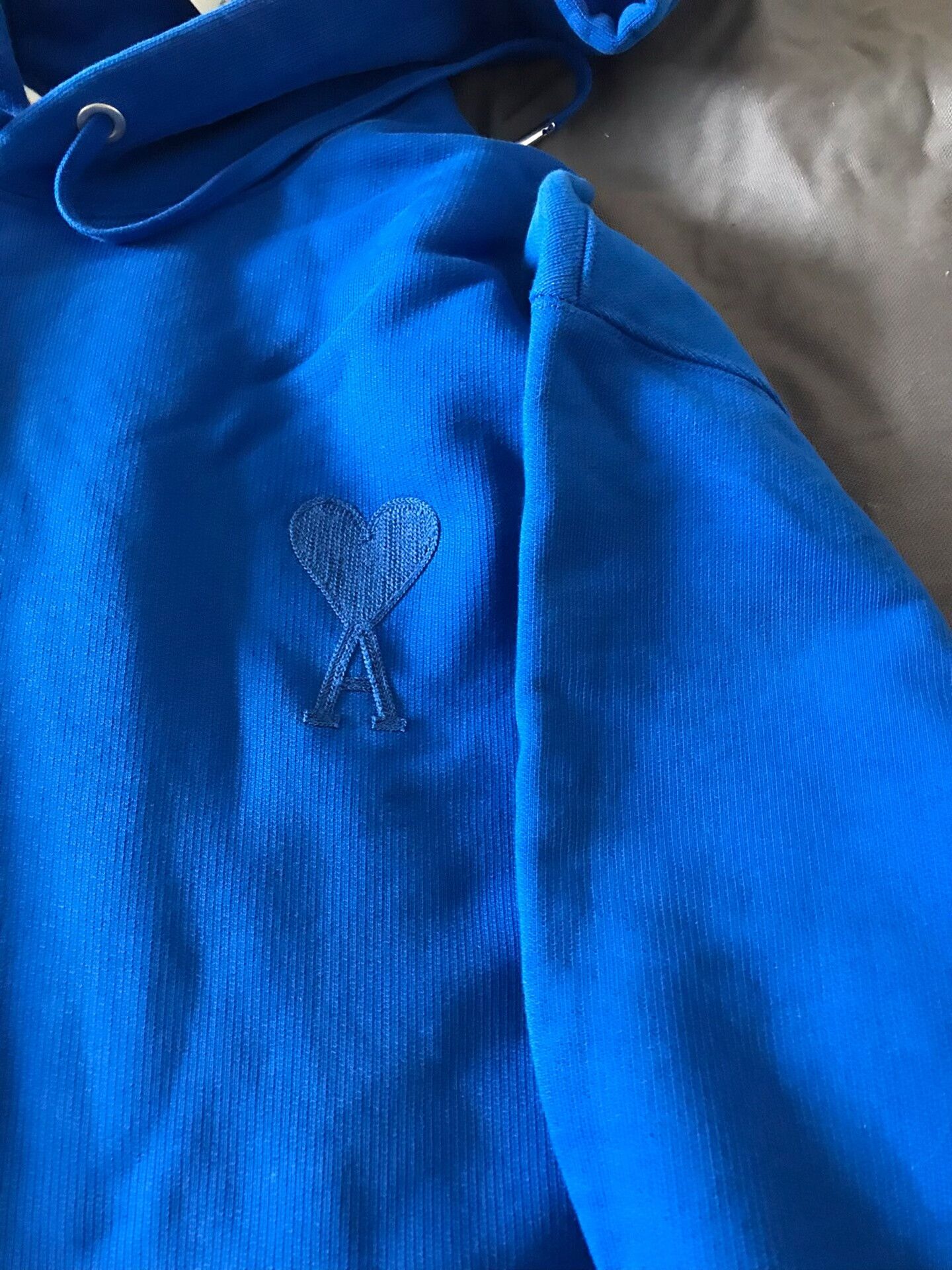 AMI AMI Paris Heart Blue Hoodie Size US M / EU 48-50 / 2 - 2 Thumbnail