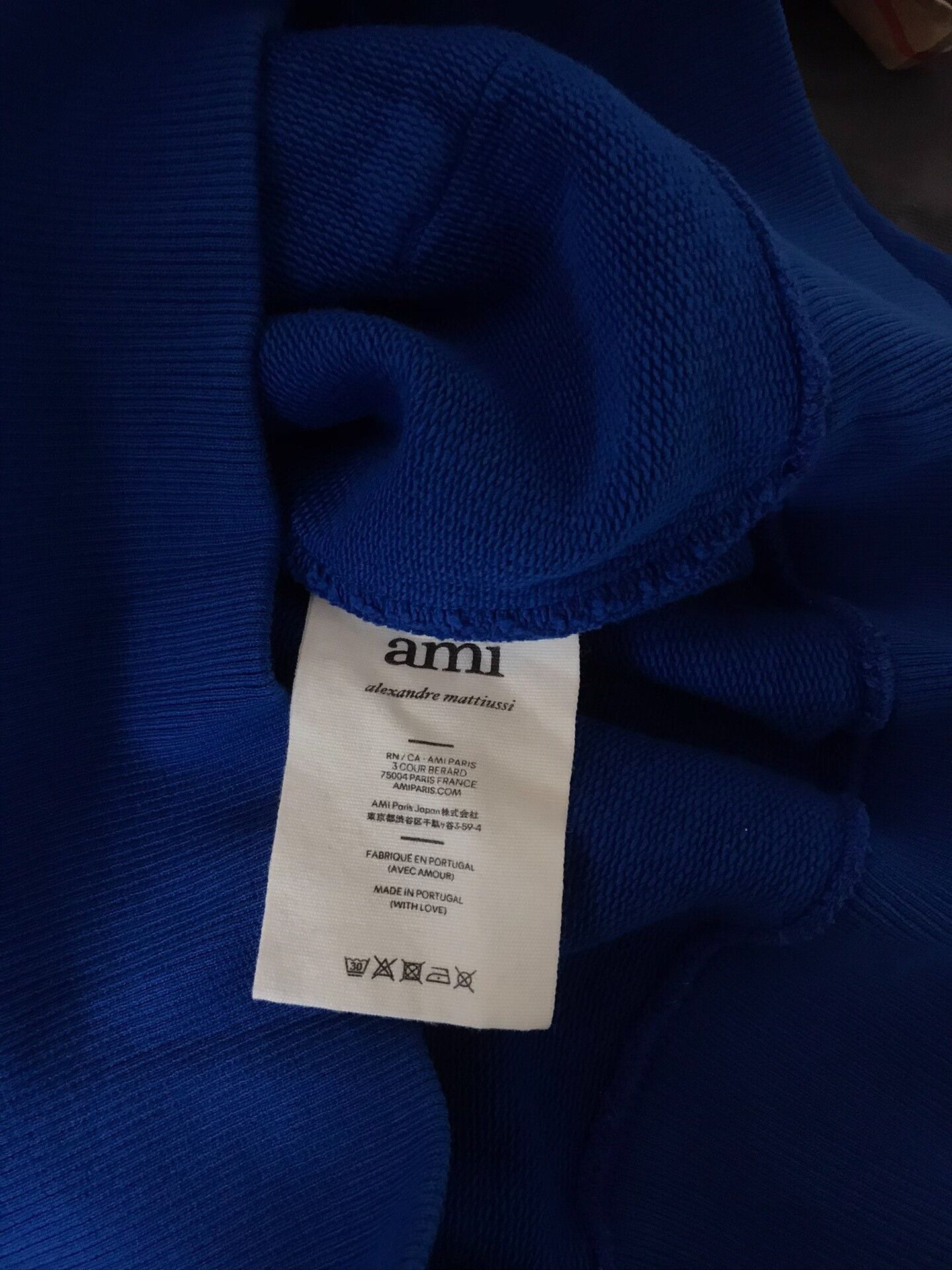 AMI AMI Paris Heart Blue Hoodie Size US M / EU 48-50 / 2 - 5 Thumbnail