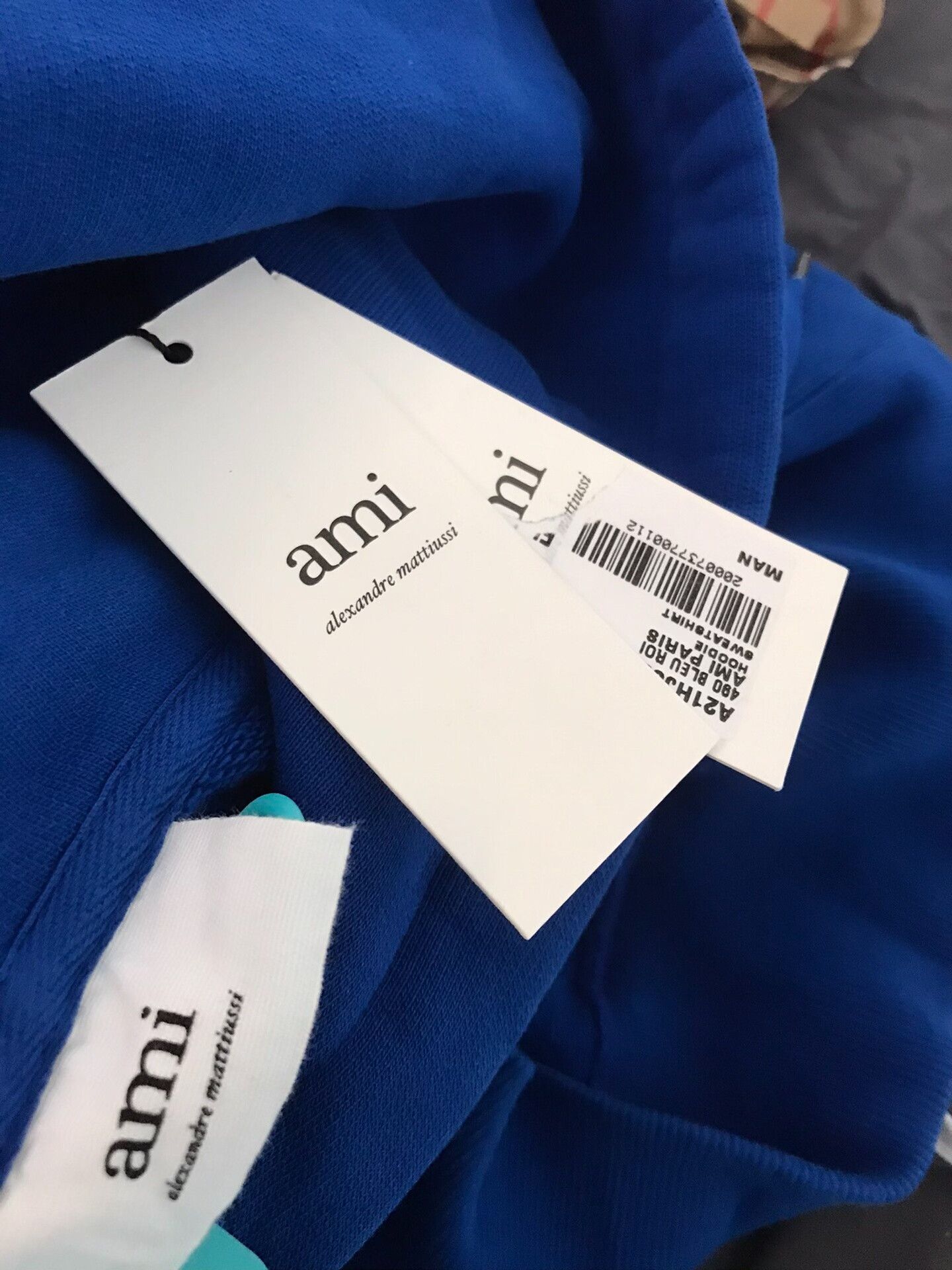 AMI AMI Paris Heart Blue Hoodie Size US M / EU 48-50 / 2 - 4 Thumbnail