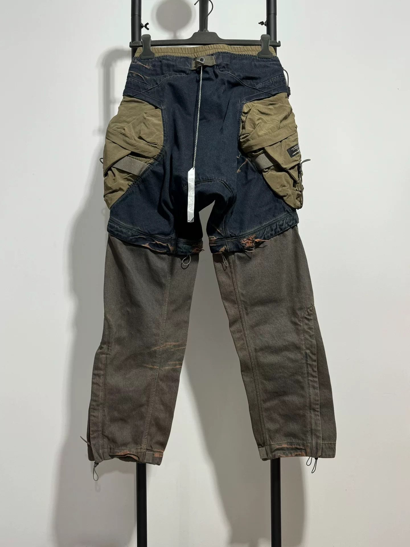 Hamcus vintage style distressed cargo pants Size US 32 / EU 48 - 2 Thumbnail