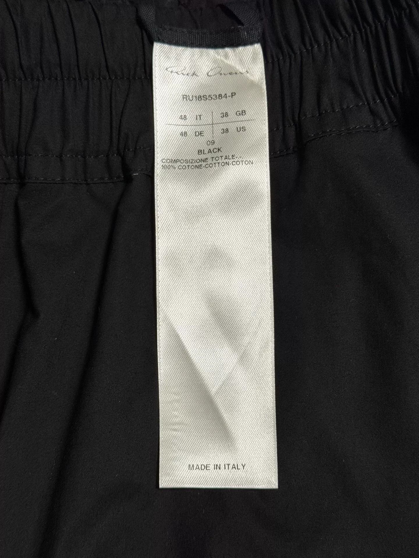 Rick Owens rick owens ro black shorts size 48 Size US 38 / EU 54 - 3 Thumbnail