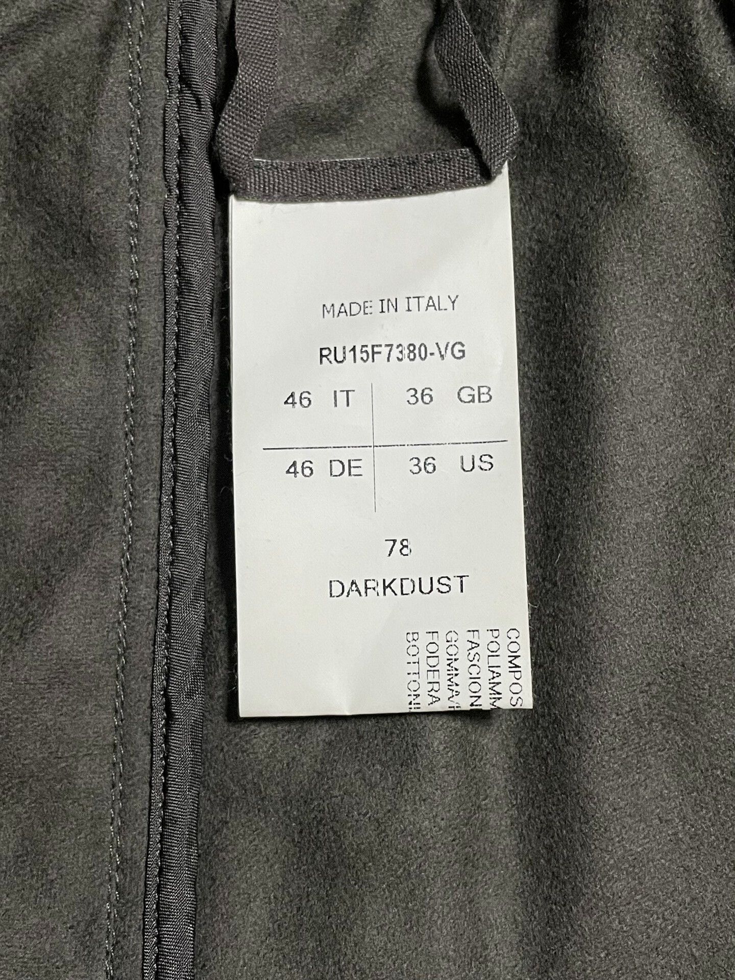 Rick Owens rick owens ro drop-crotch wool pants Size US 36 / EU 52 - 3 Thumbnail