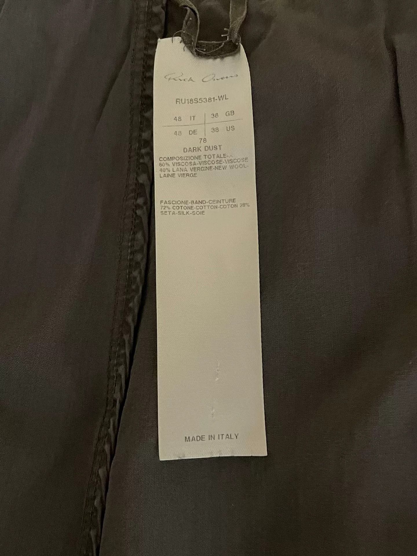Rick Owens rick owens ro cropped pants in gray Size US 34 / EU 50 - 4 Thumbnail