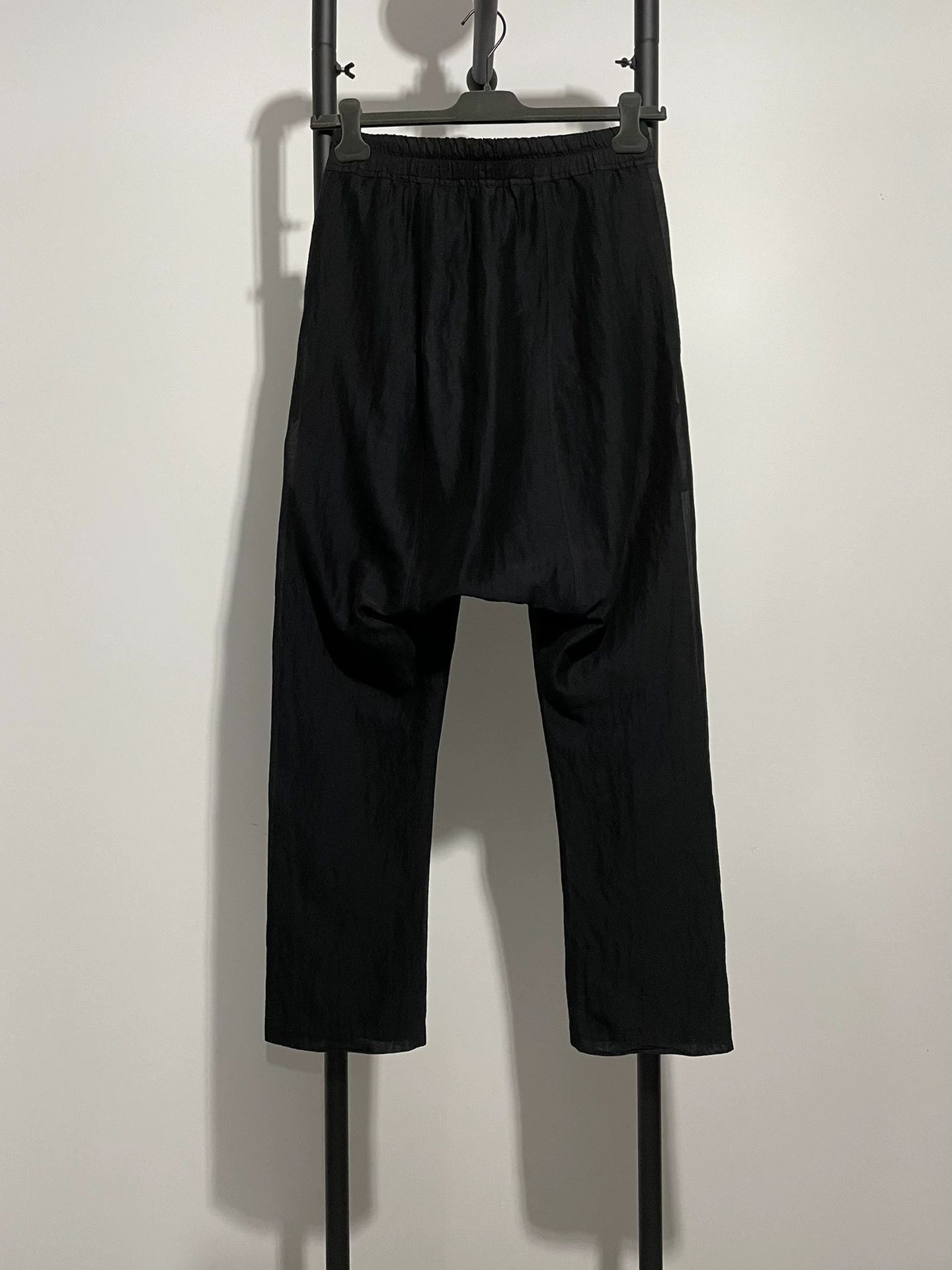 Rick Owens rick owens long pants with drop-crotch design Size US 36 / EU 52 - 2 Thumbnail