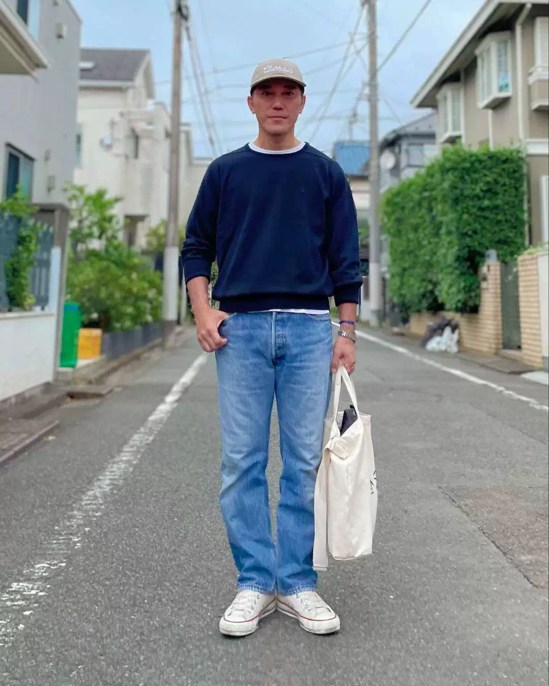 Visvim visvim court sweat navy cashmere blend sweatshirt Size US S / EU 44-46 / 1 - 9 Thumbnail