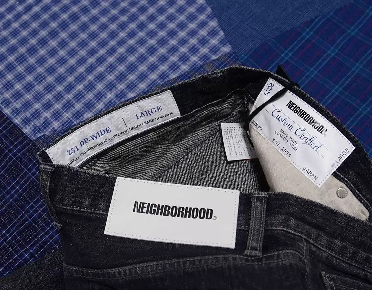 Neighborhood neighborhood washed denim wide pants Size US 31 - 3 Thumbnail