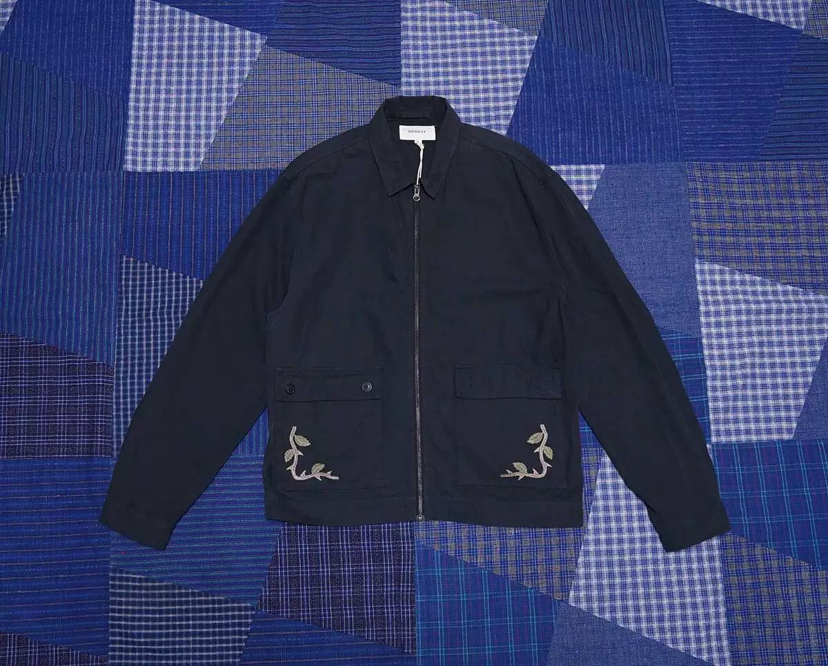 HERESY heresy guild navy shirt with logo embroidery Size US XL / EU 56 / 4 - 2 Thumbnail