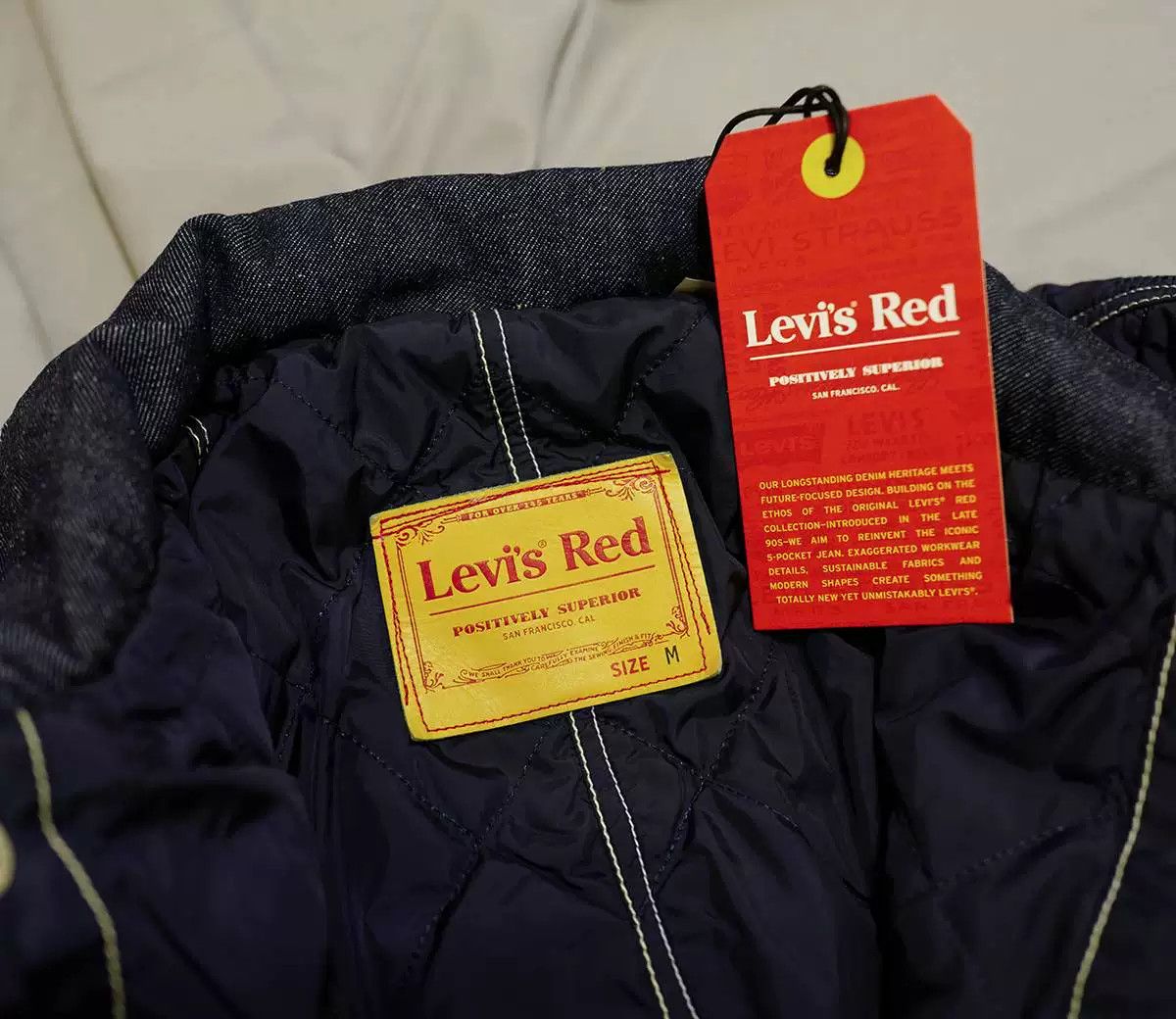 Levi's reversible quilt chore coat by levi's red Size US M / EU 48-50 / 2 - 3 Thumbnail