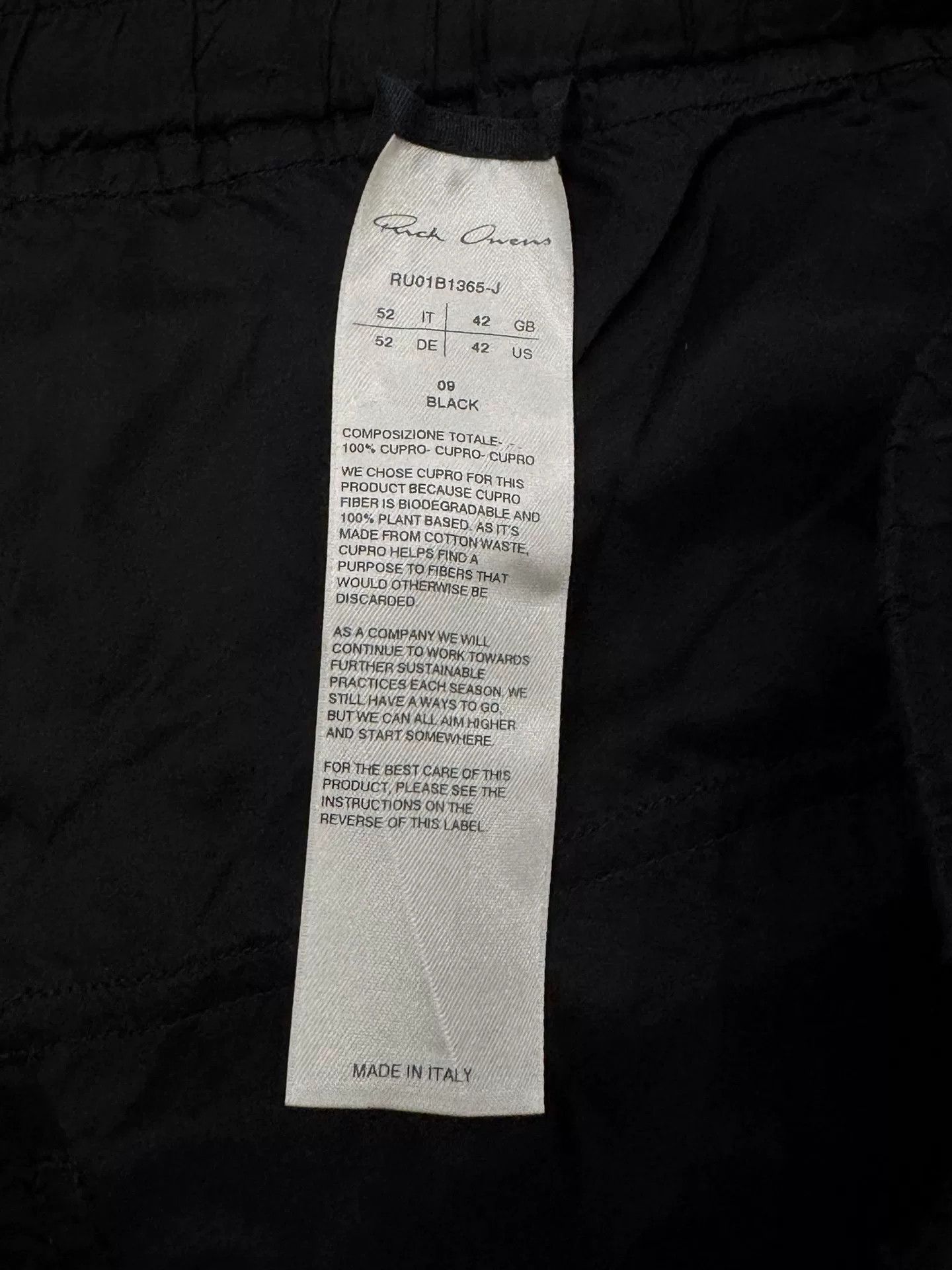 Rick Owens Rick Owens Wide-Leg Copper-Poly Pants Size 52 Size US 31 - 8 Thumbnail