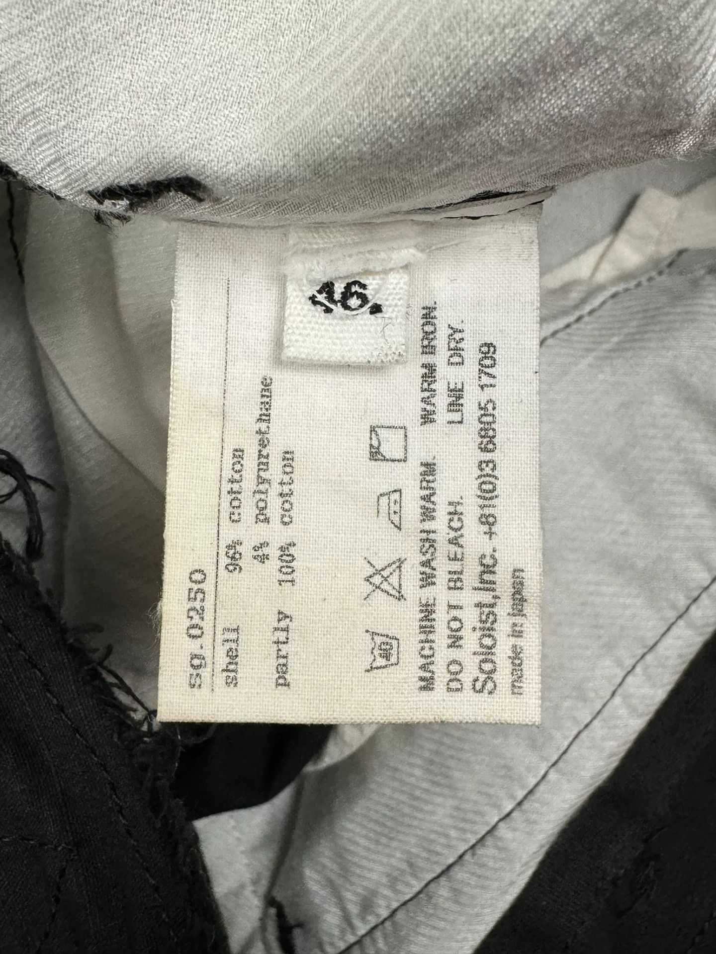 Takahiromiyashita The Soloist. stylish soloist cargo pants in black Size US 34 / EU 50 - 6 Thumbnail