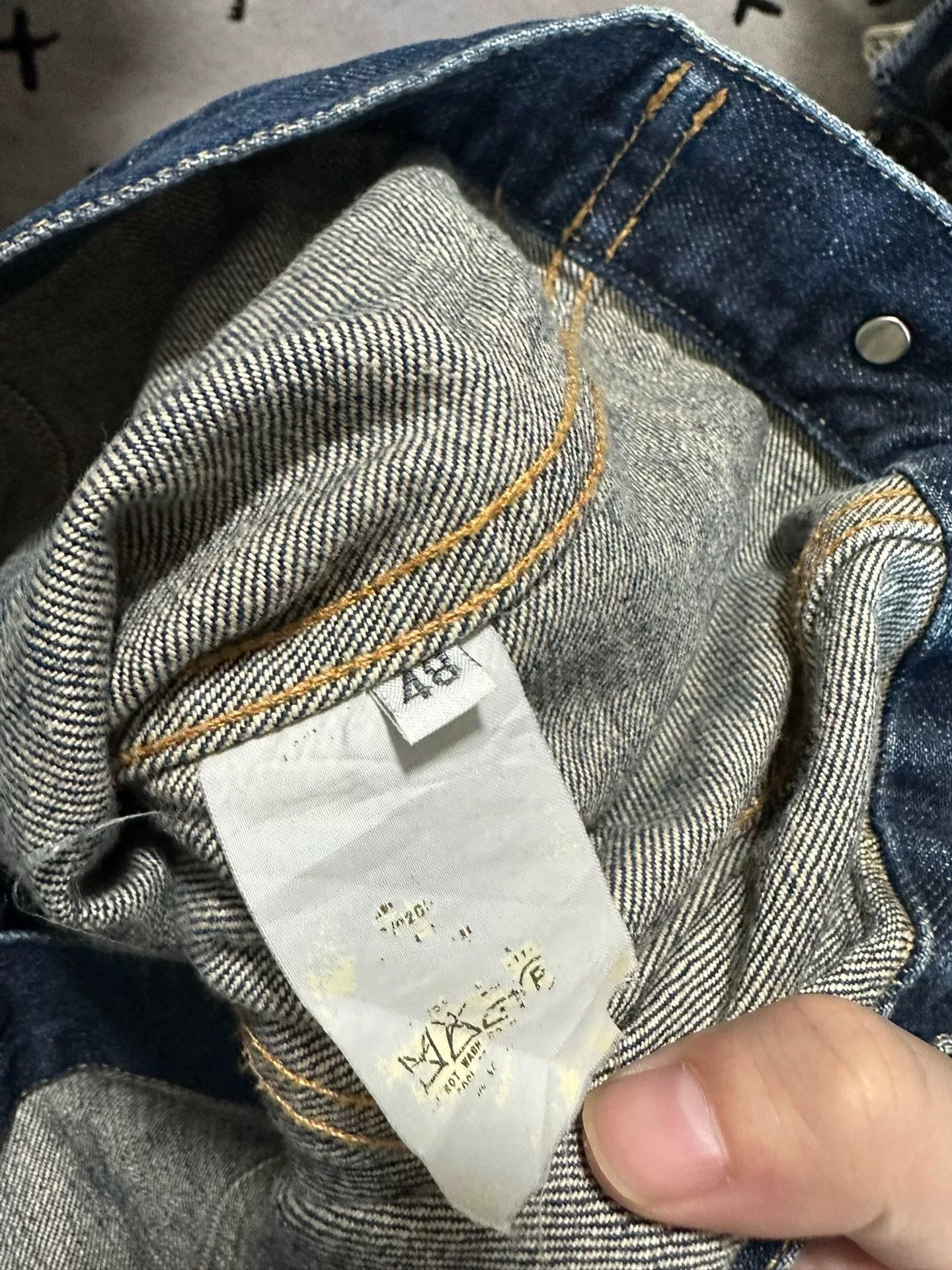 Helmut Lang Helmut Lang Blue Wash Denim Jacket Size US L / EU 52-54 / 3 - 3 Thumbnail