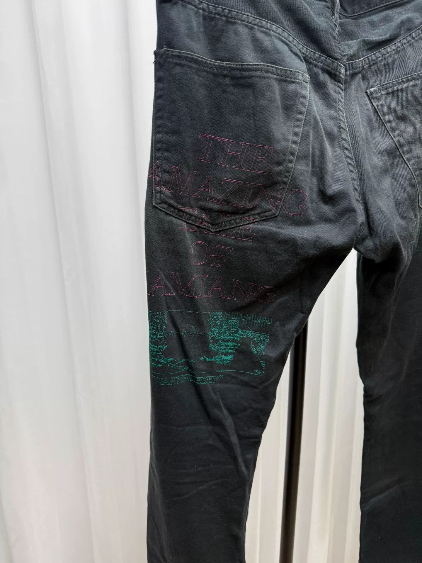 Comme des Garcons undercover embroidered print long pants size 2 Size US 30 / EU 46 - 6 Thumbnail