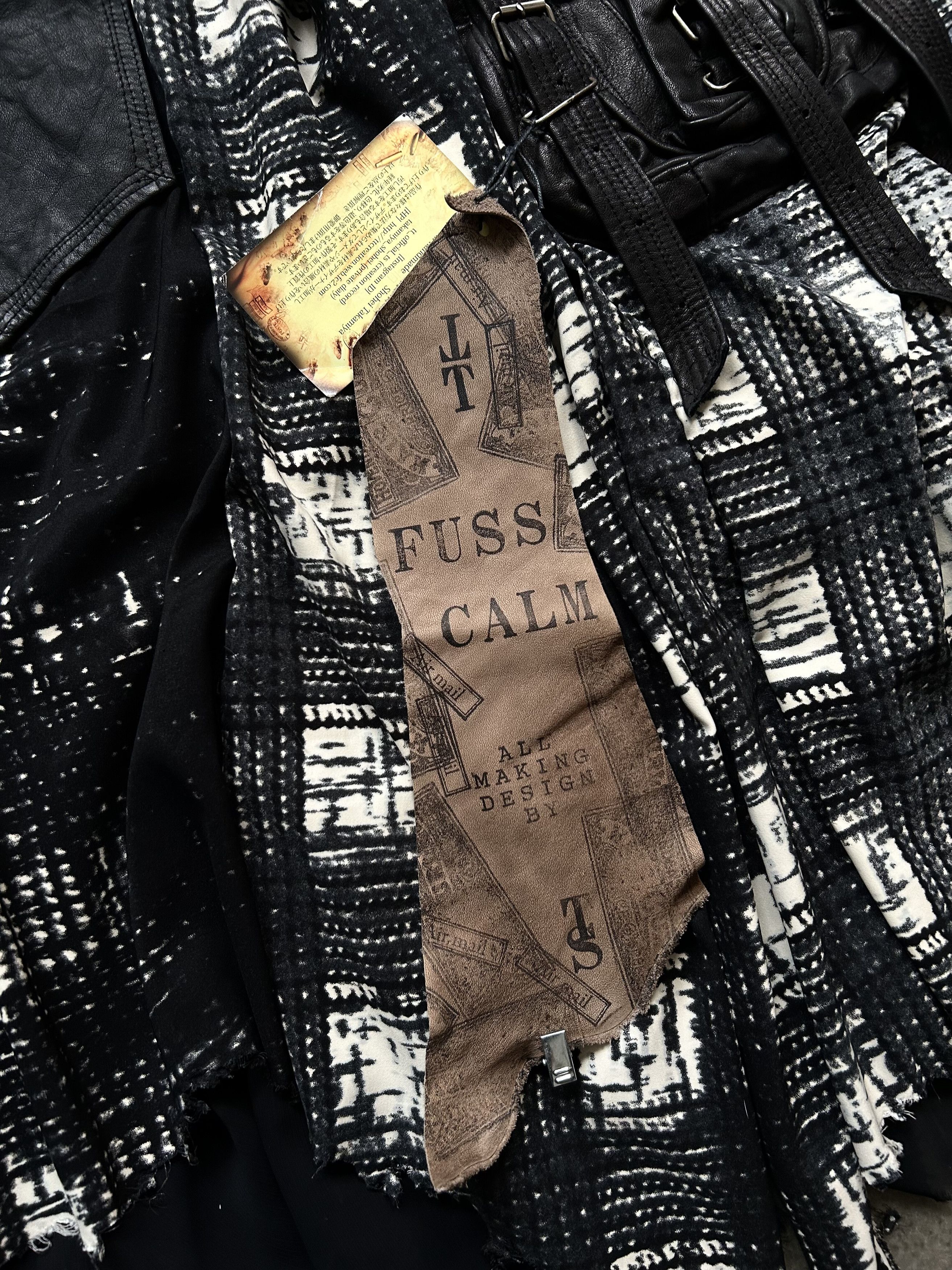 Japanese Brand stylish patchwork long coat by TT Size US L / EU 52-54 / 3 - 9 Thumbnail