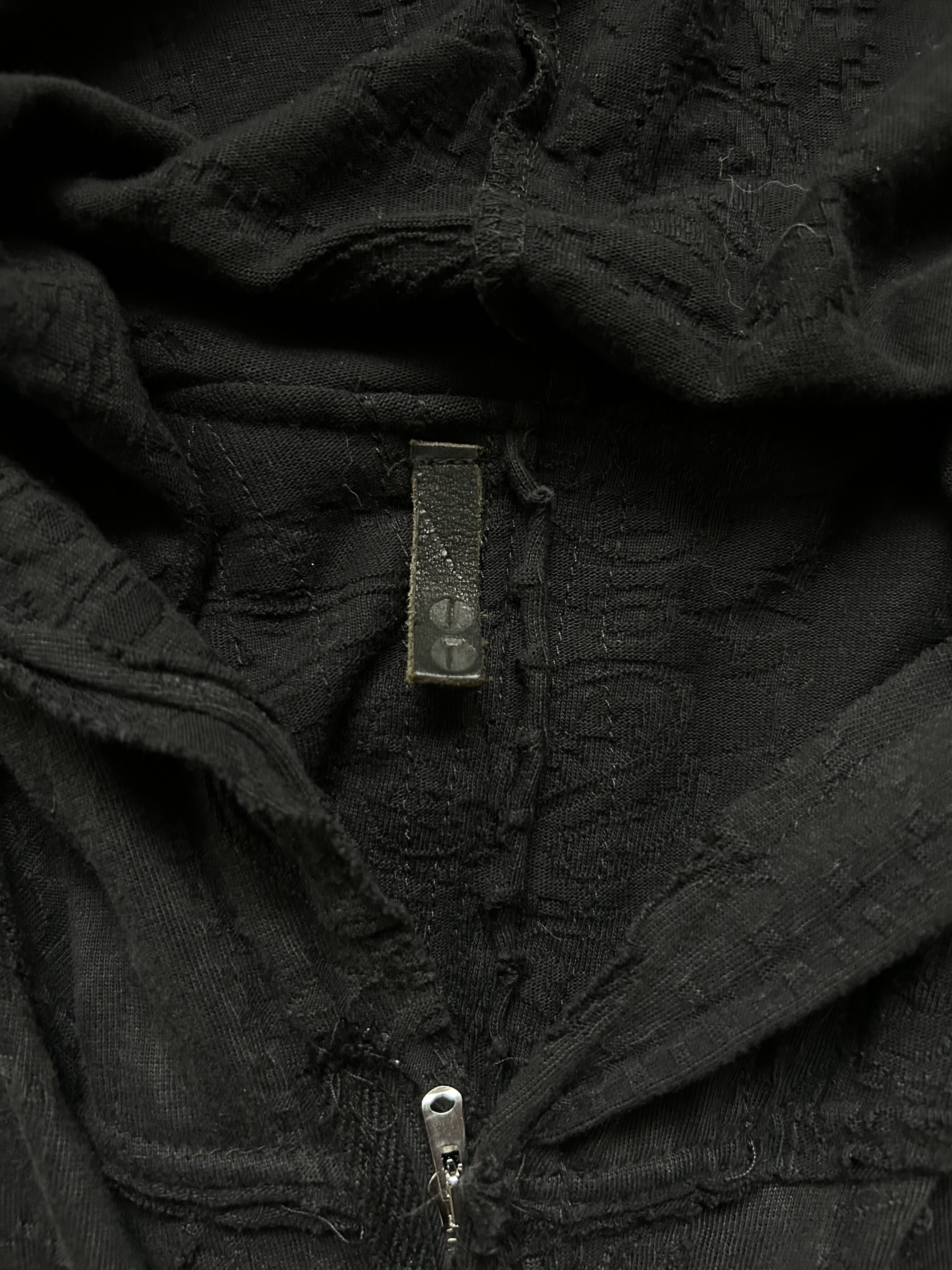 Japanese Brand black patchwork hooded outerwear jacket Size US L / EU 52-54 / 3 - 9 Thumbnail