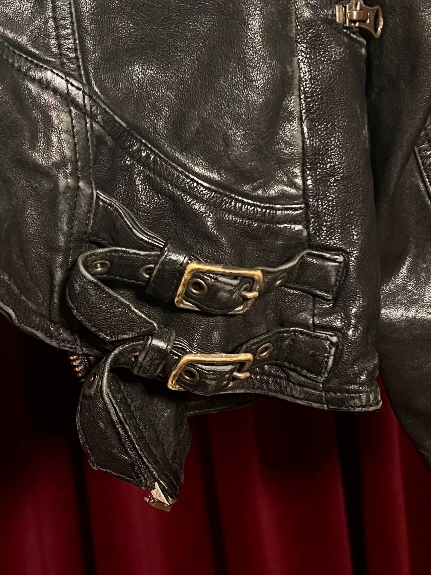 Japanese Brand Share Spirit Sheepskin Motorcycle Jacket Size US M / EU 48-50 / 2 - 5 Thumbnail