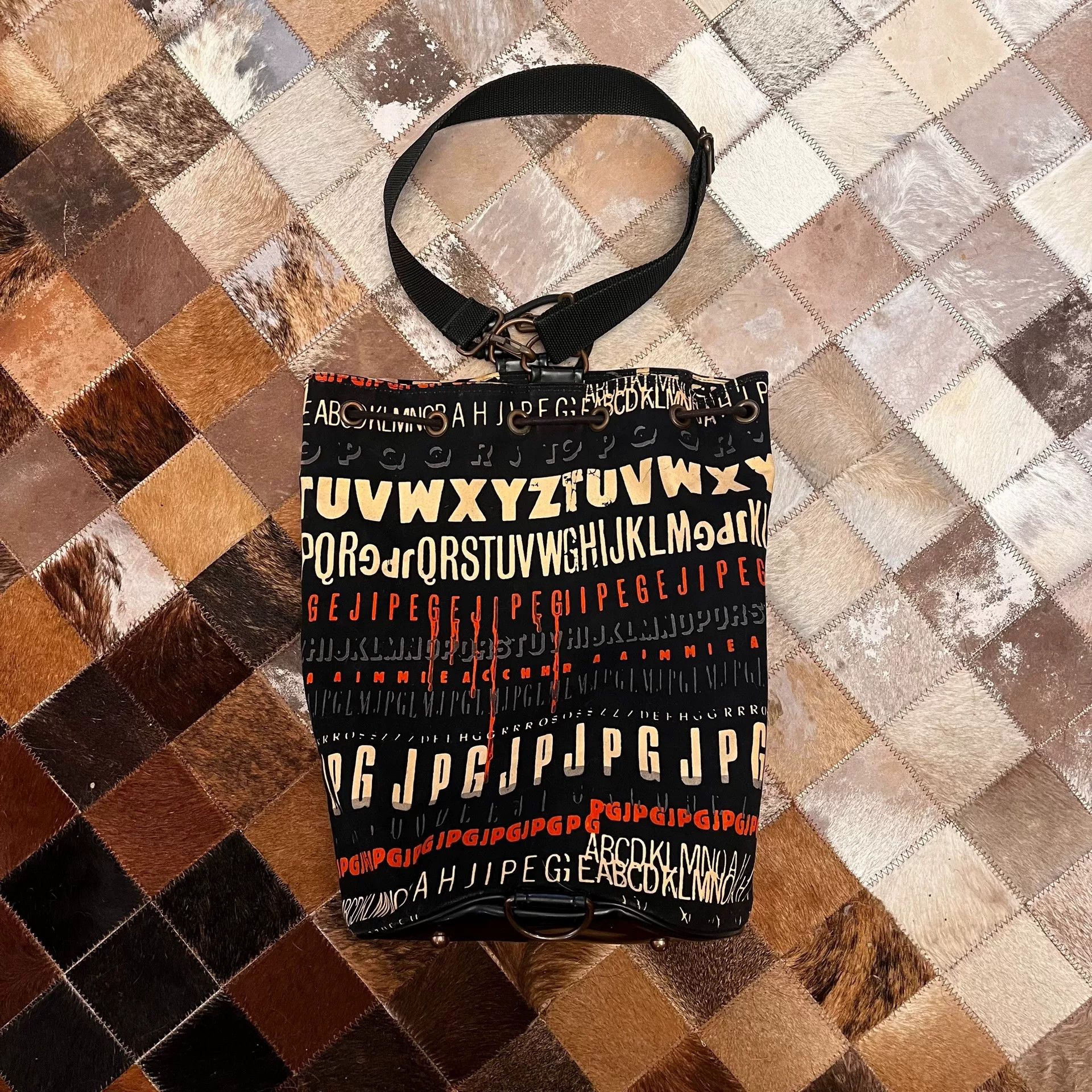 Jean Paul Gaultier Jean Paul Gaultier Letter Print Crossbody Bag Size ONE SIZE - 2 Thumbnail