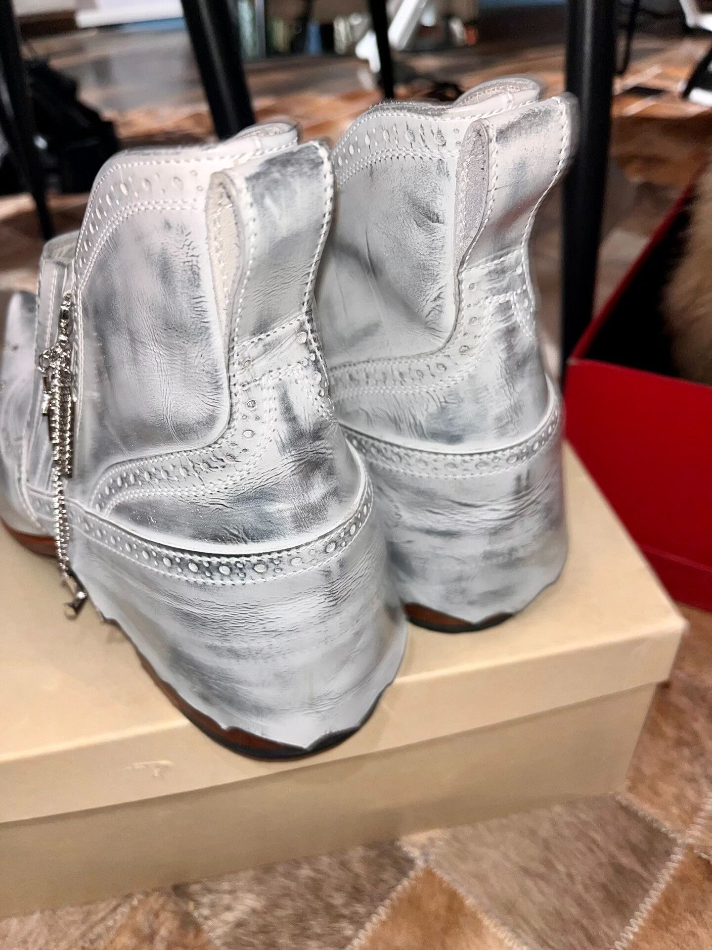 Japanese Brand hiromu takahara stylish cowboy boots Size US 9 / EU 42 - 5 Thumbnail
