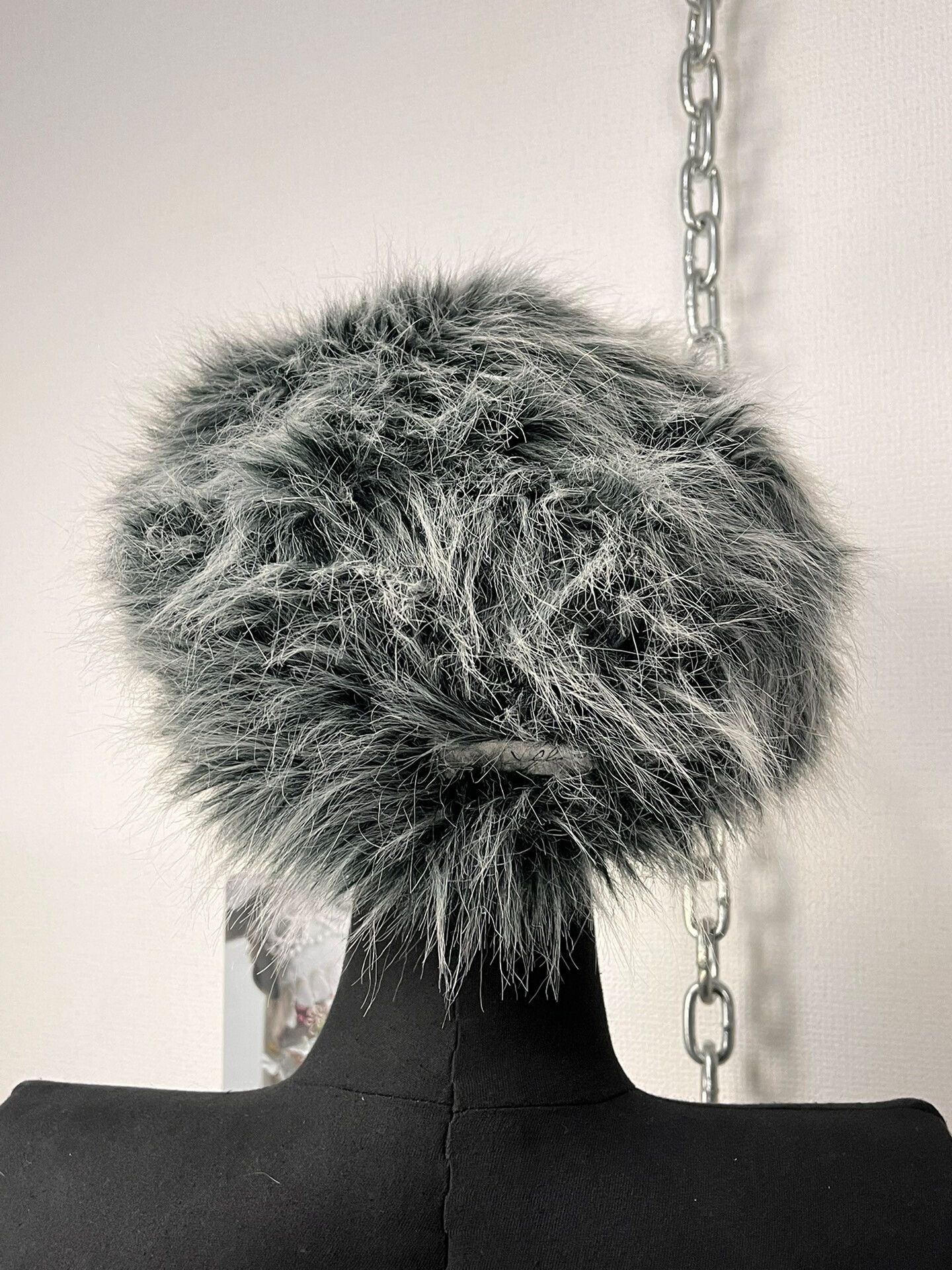 Japanese Brand stylish gray faux fur hat Size ONE SIZE - 3 Thumbnail
