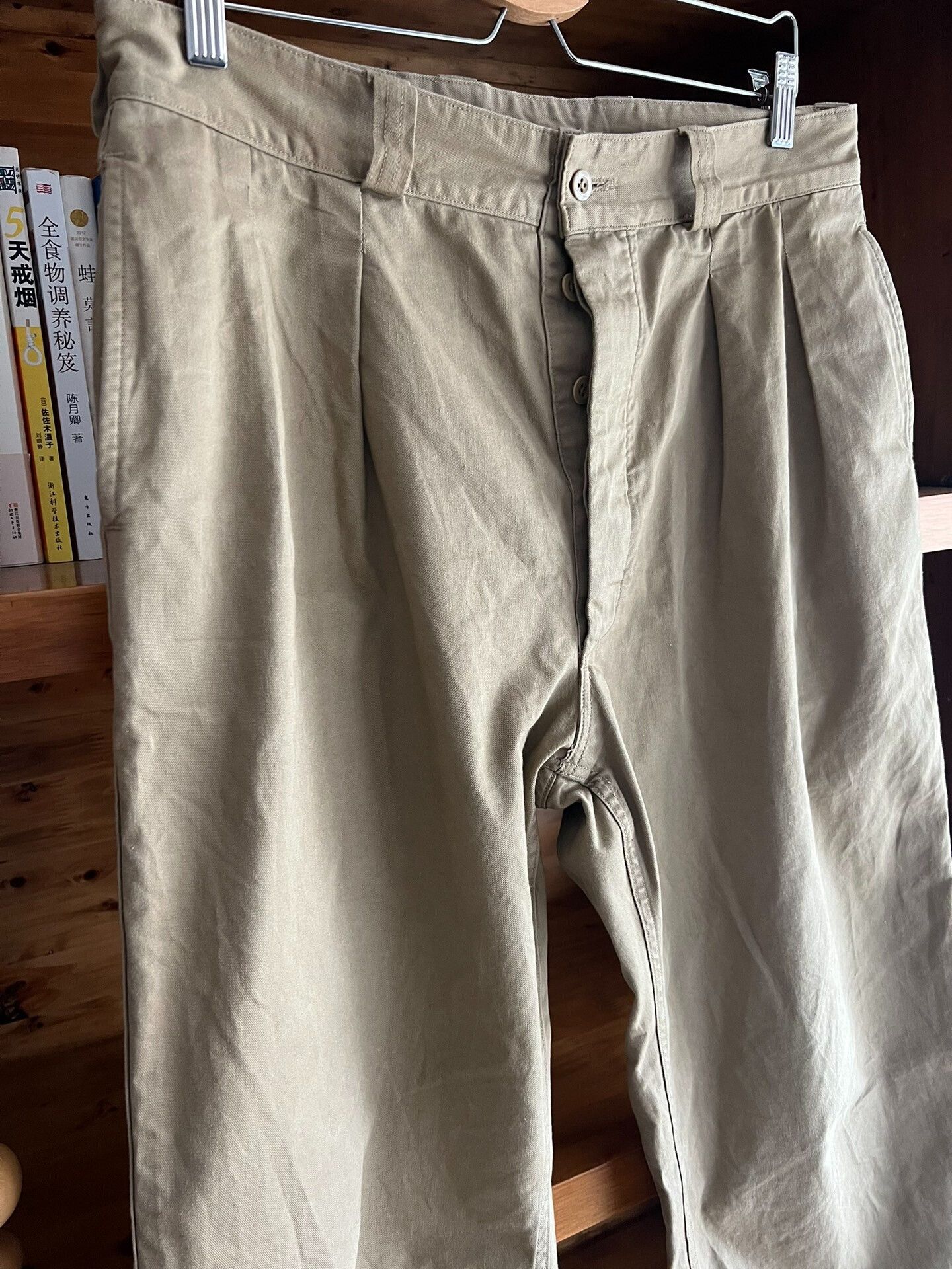 Japanese Brand vintage khaki officer pants by Vontade Size US 36 / EU 52 - 3 Thumbnail