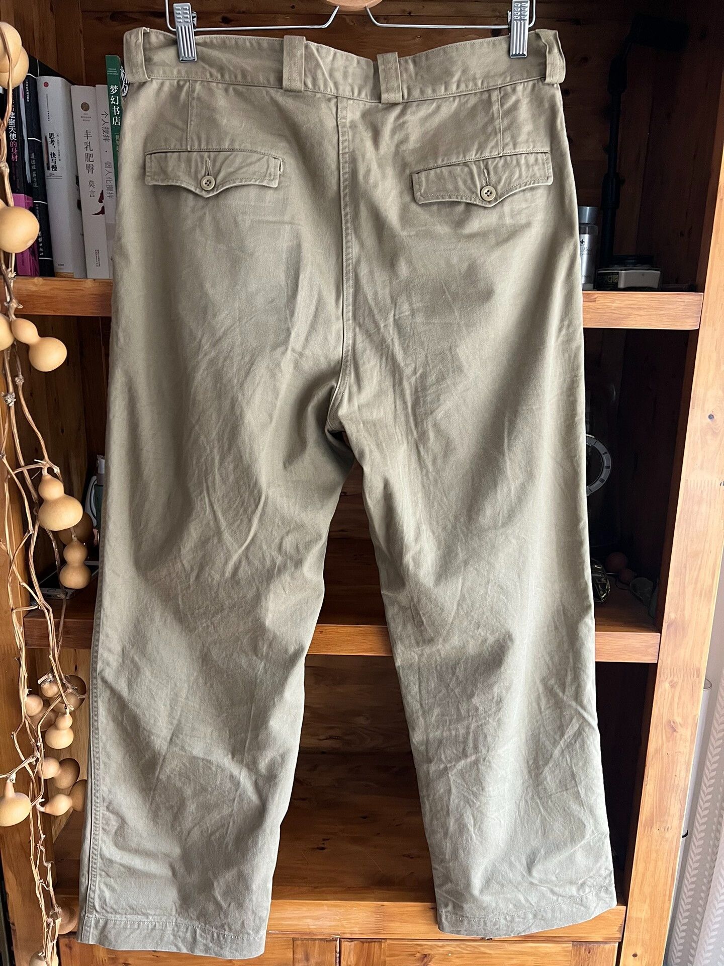 Japanese Brand vintage khaki officer pants by Vontade Size US 36 / EU 52 - 6 Thumbnail