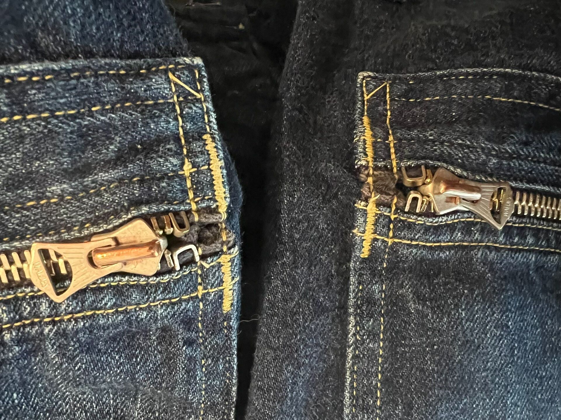 Japanese Brand blue high-waisted straight leg jeans Size US 32 / EU 48 - 9 Thumbnail