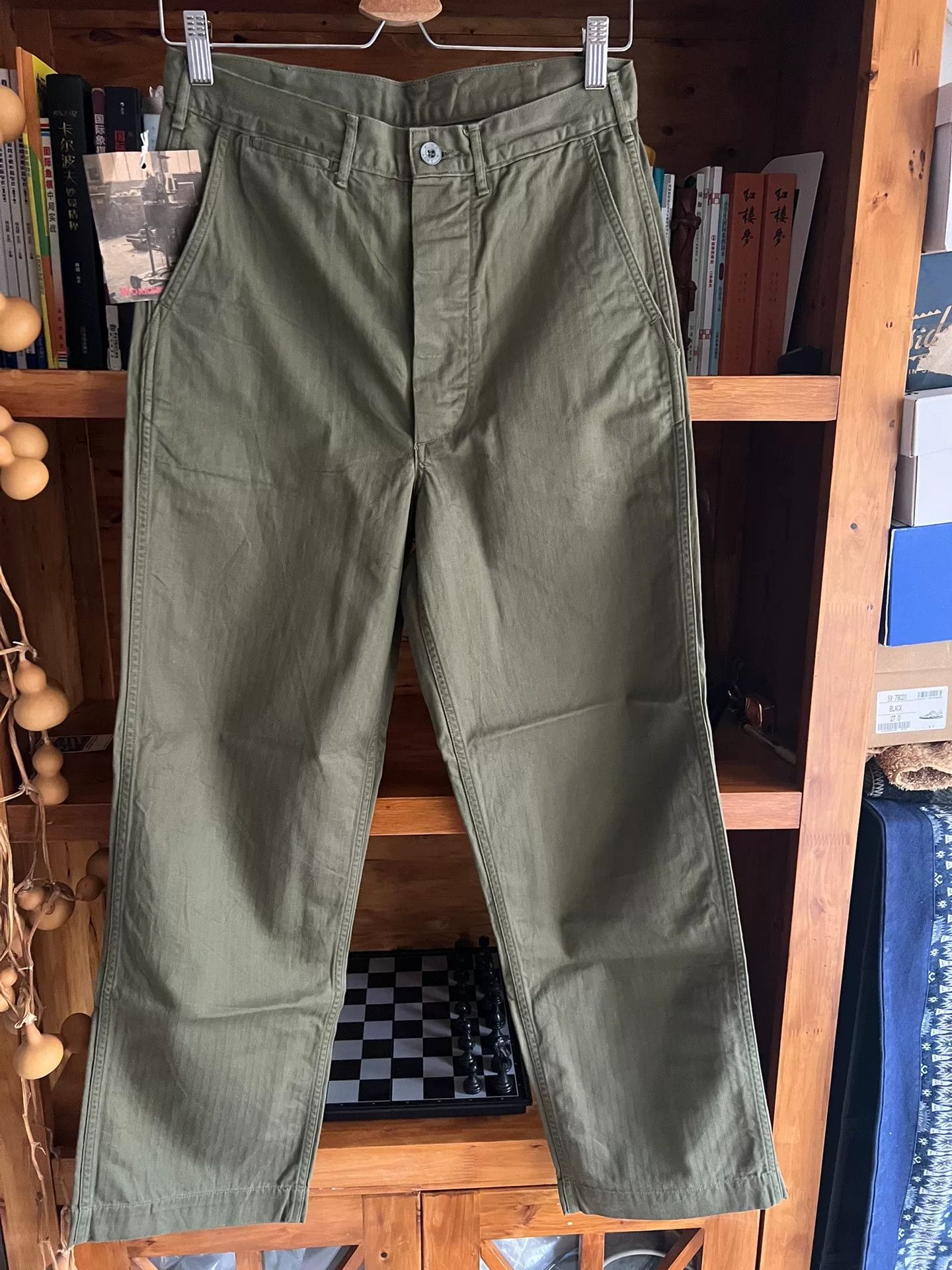 Japanese Brand workers japan military style green pants Size US 30 / EU 46 - 2 Thumbnail