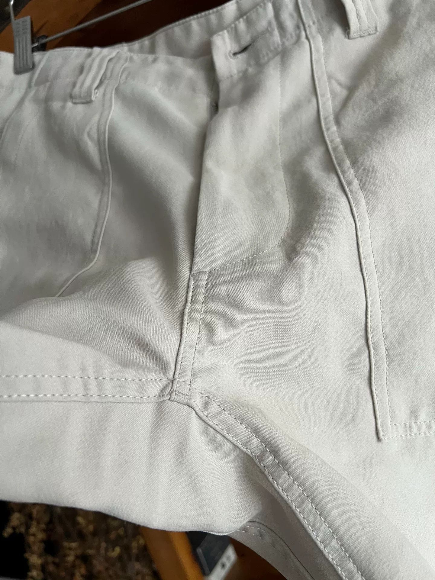 Japanese Brand breathable cream work shorts with details Size US 32 / EU 48 - 8 Thumbnail