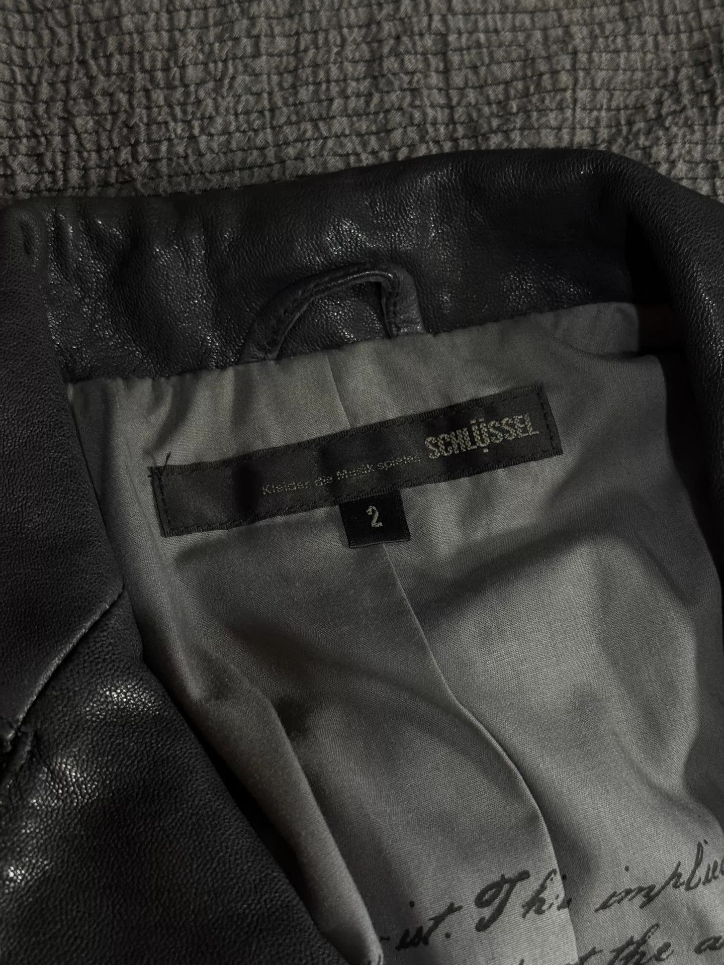 Japanese Brand japanese avant-garde style leather blazer Size US S / EU 44-46 / 1 - 8 Thumbnail