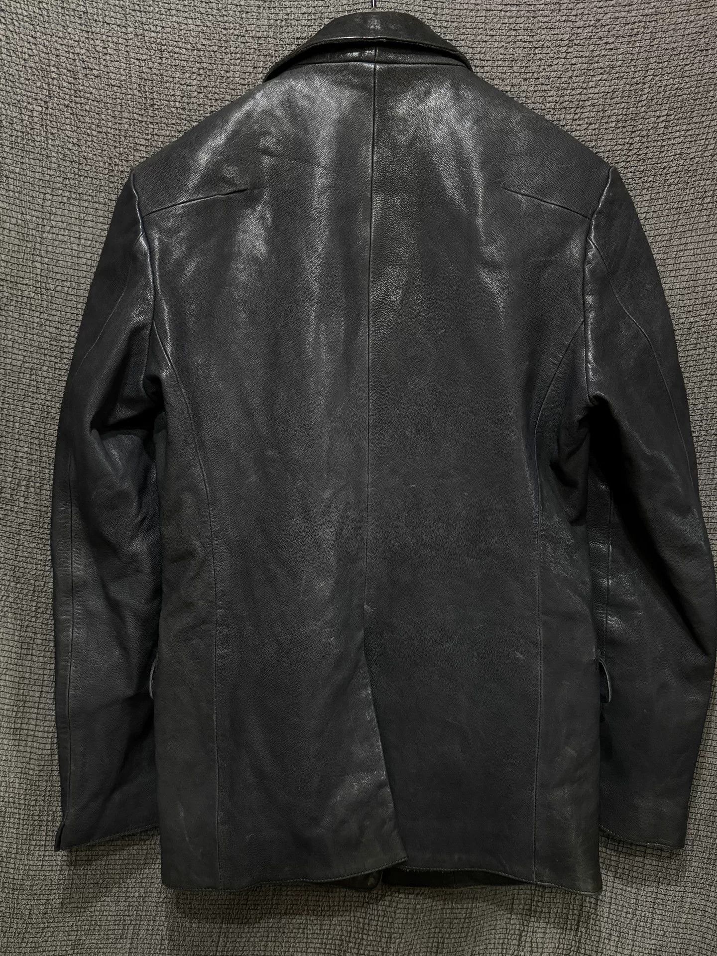 Japanese Brand japanese avant-garde style leather blazer Size US S / EU 44-46 / 1 - 4 Thumbnail