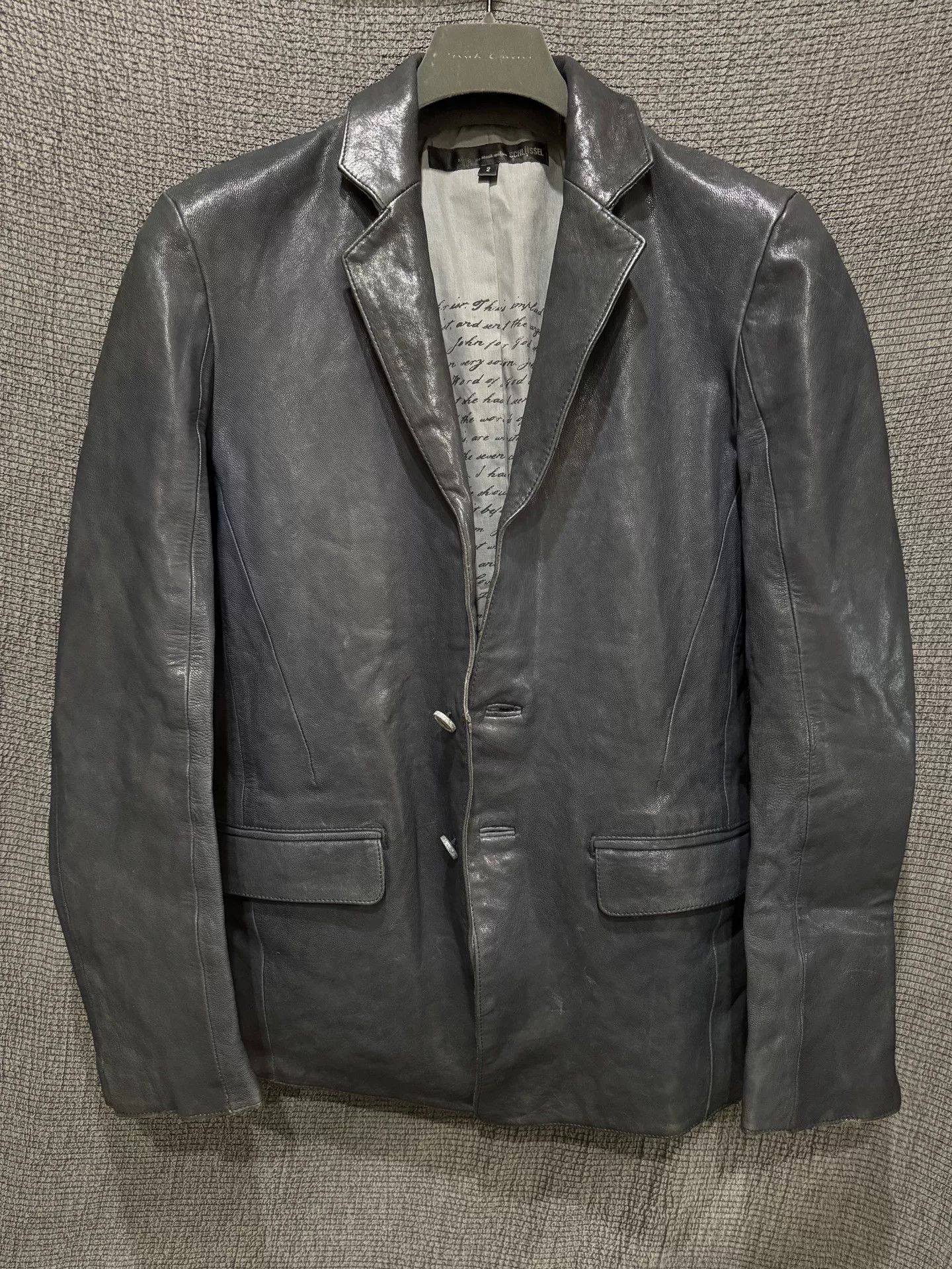 Japanese Brand japanese avant-garde style leather blazer Size US S / EU 44-46 / 1 - 2 Thumbnail